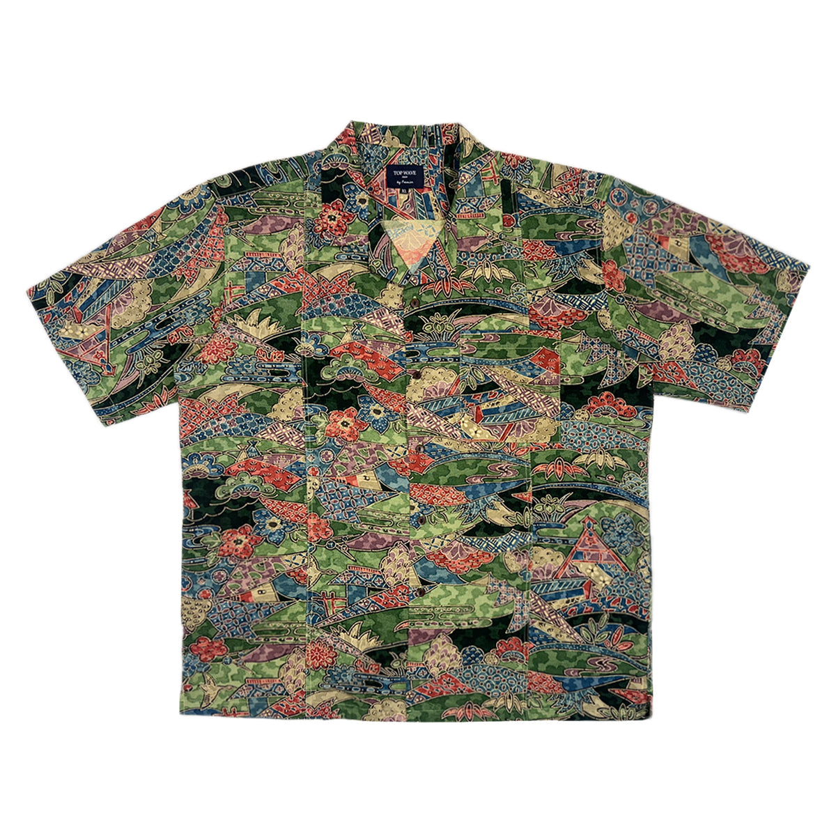 着物アロハシャツ メンズ XL AHVN-XL32