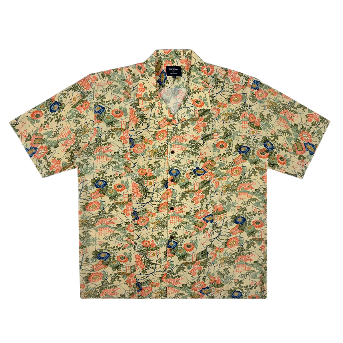 着物アロハシャツ メンズ XL AHVN-XL77