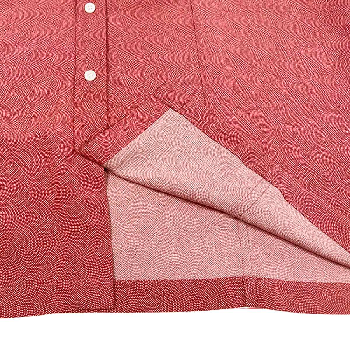 着物ボタンダウンシャツ メンズ L BDVN-L36-3