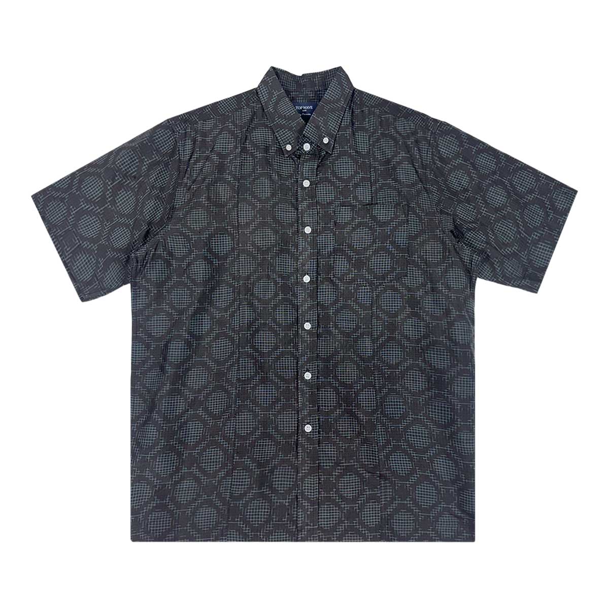 着物ボタンダウンシャツ メンズ L BDVN-L65-1