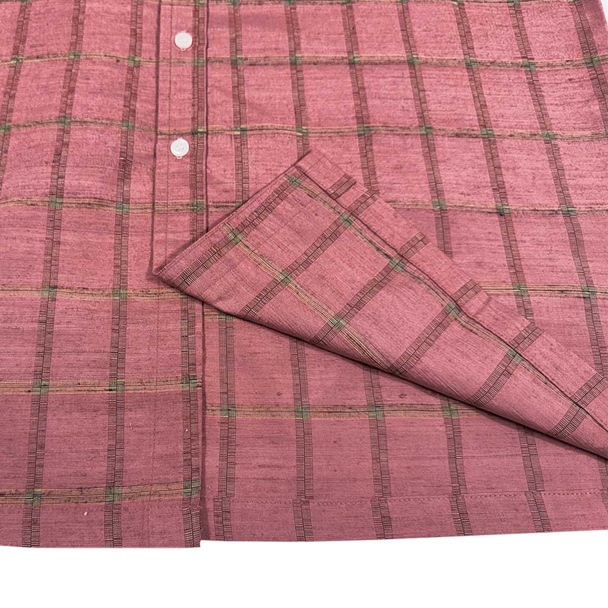 着物ボタンダウンシャツ メンズ L BDVN-L66-3