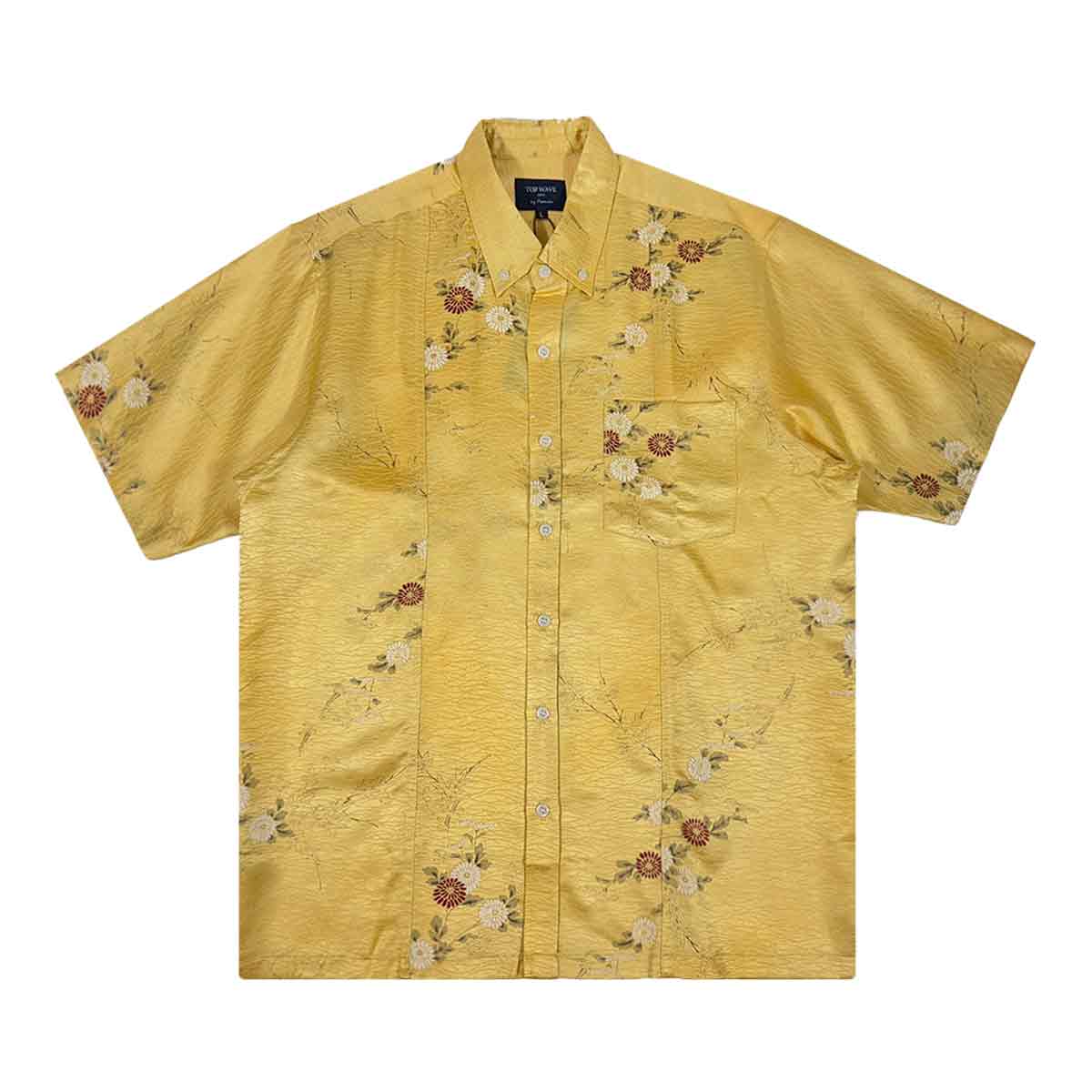 着物ボタンダウンシャツ メンズ L BDVN-L76-zoom-1