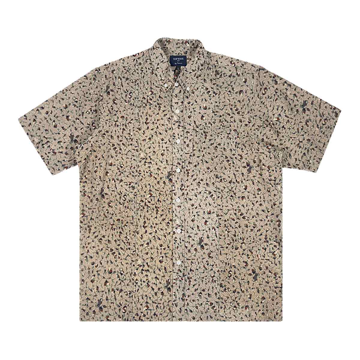 着物ボタンダウンシャツ メンズ L BDVN-L82-1