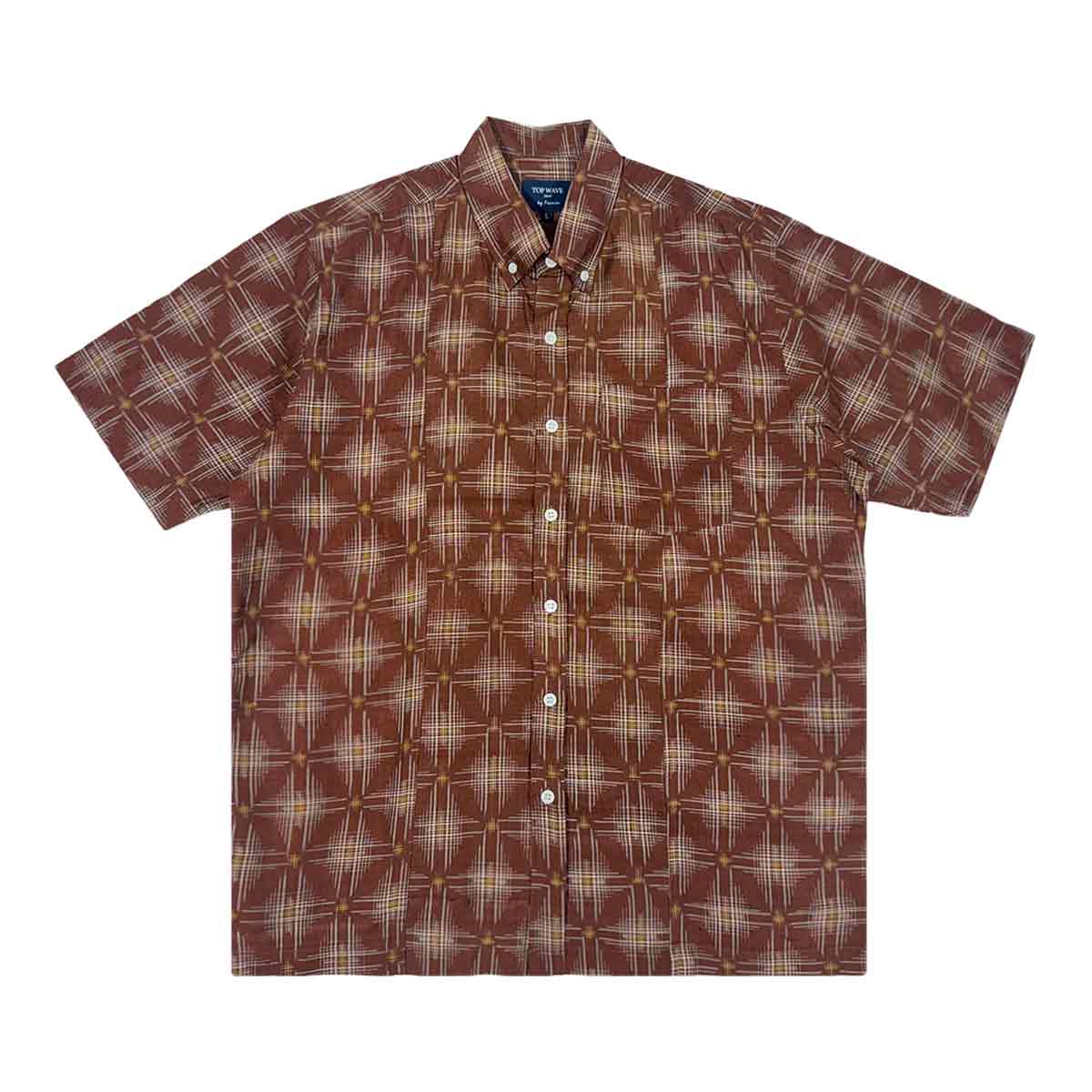 着物ボタンダウンシャツ メンズ L BDVN-L91-zoom-1