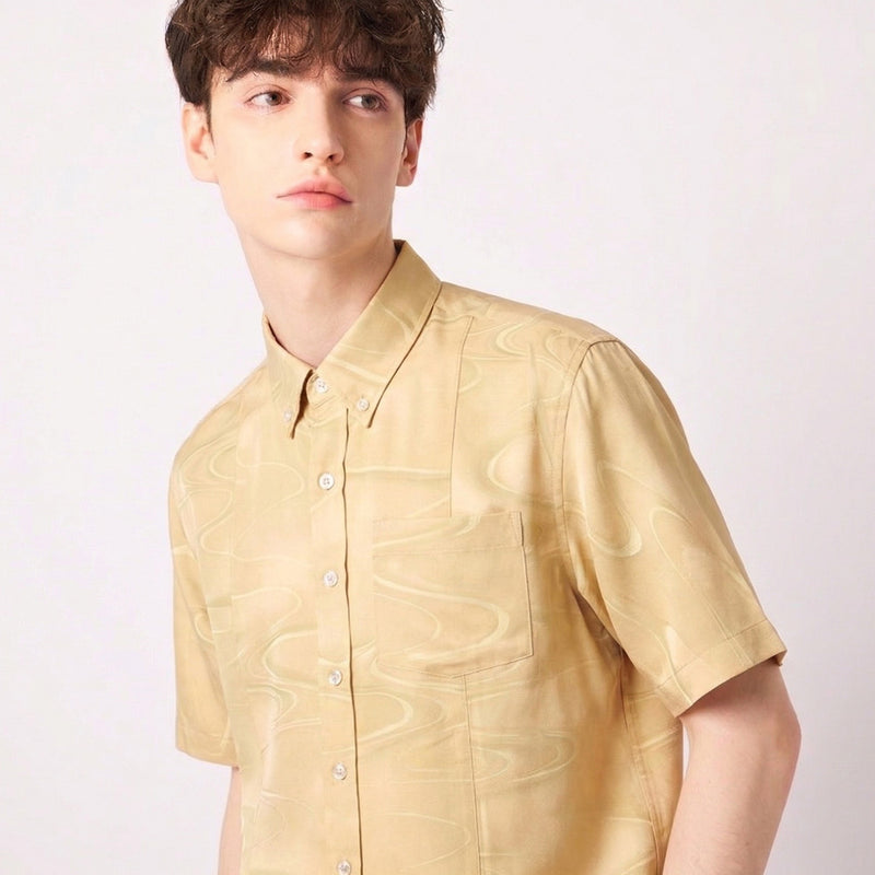 着物ボタンダウンシャツ メンズ XL BDVN-XL76-zoom-