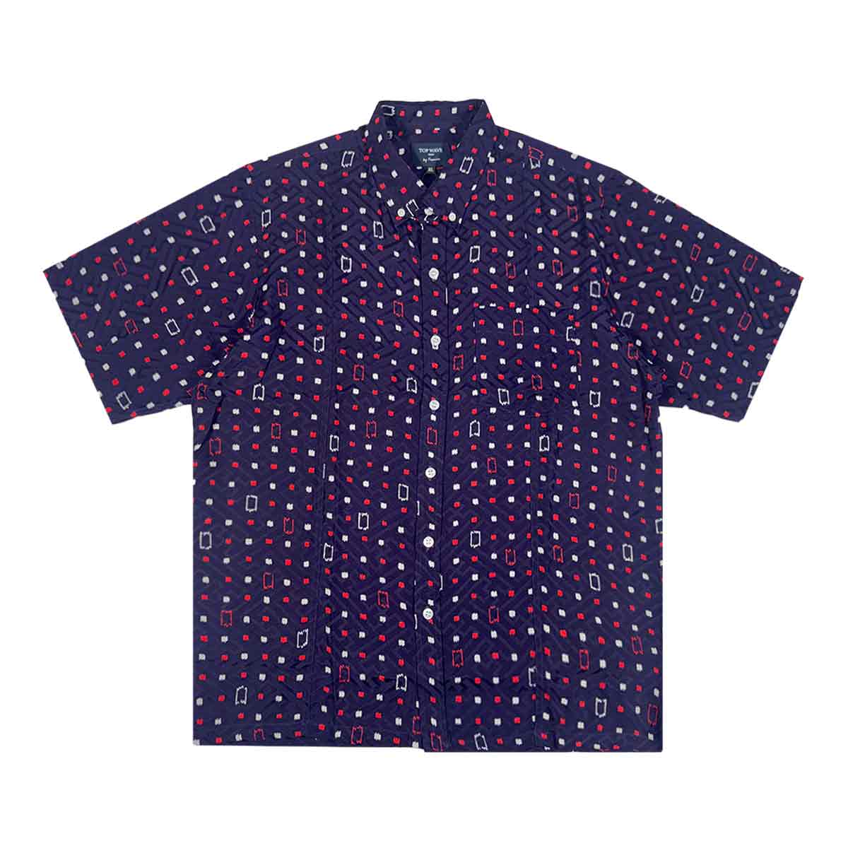 着物ボタンダウンシャツ メンズ XL BDVN-XL84