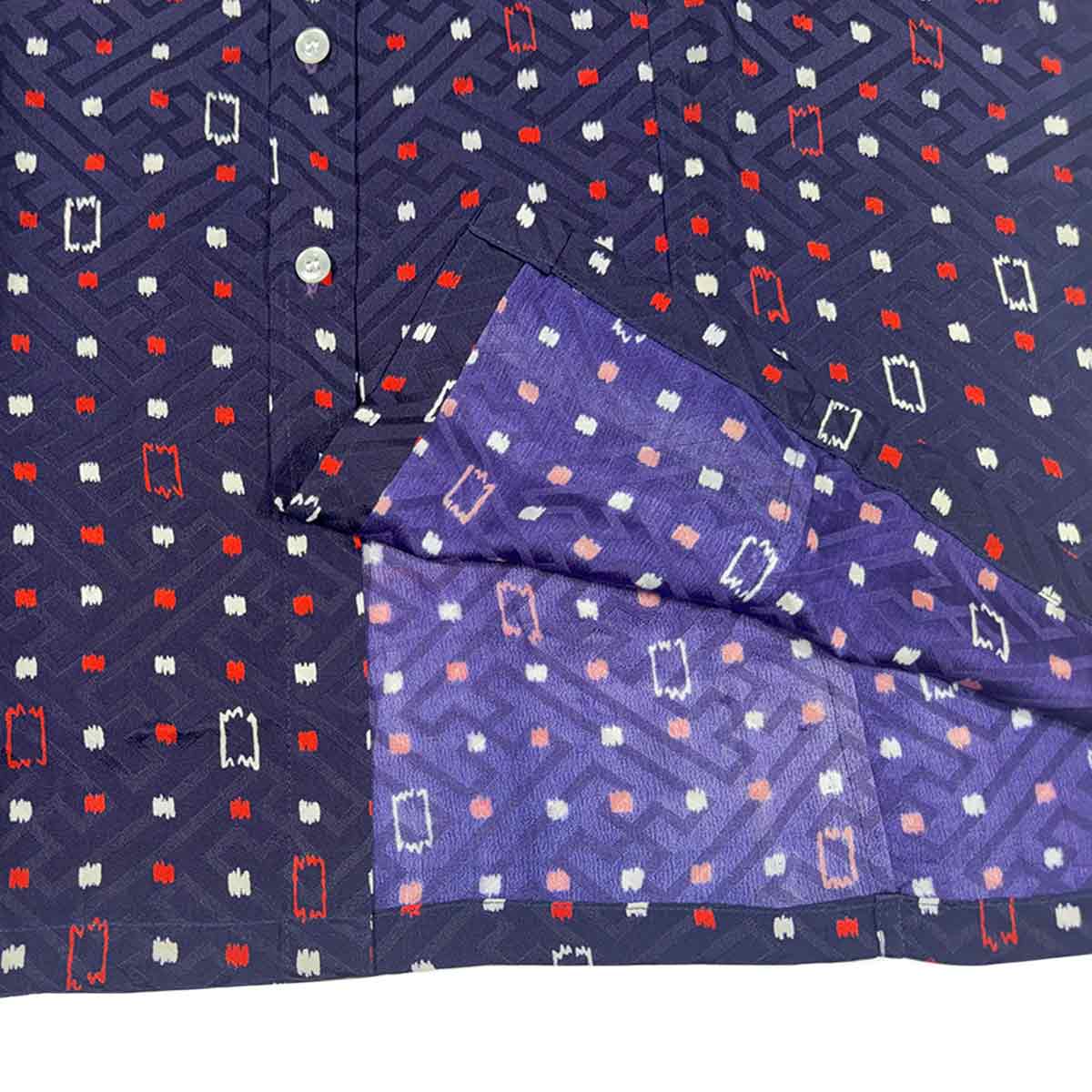 着物ボタンダウンシャツ メンズ XL BDVN-XL84-3