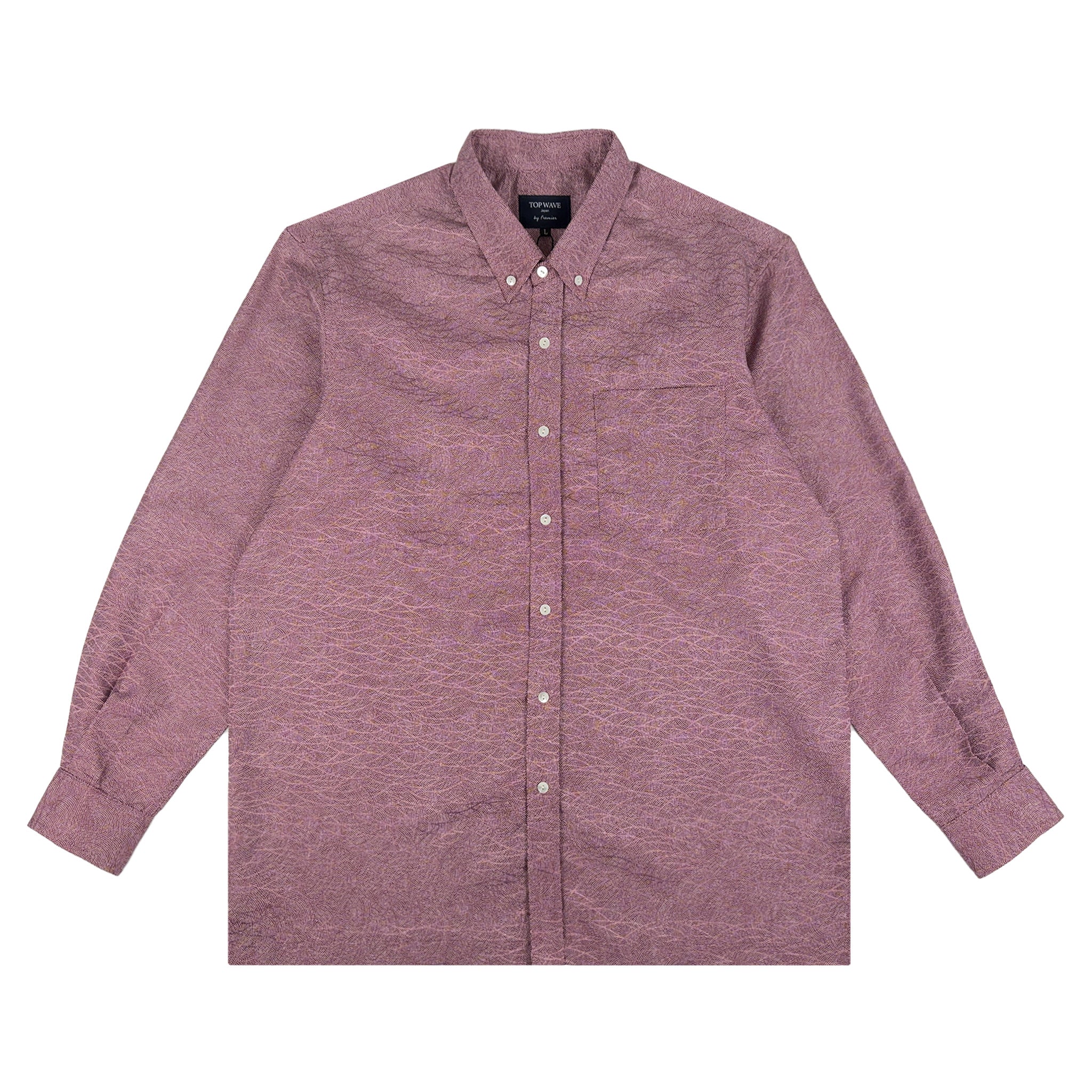 着物長袖シャツ メンズ L LSVN-L01-zoom-1