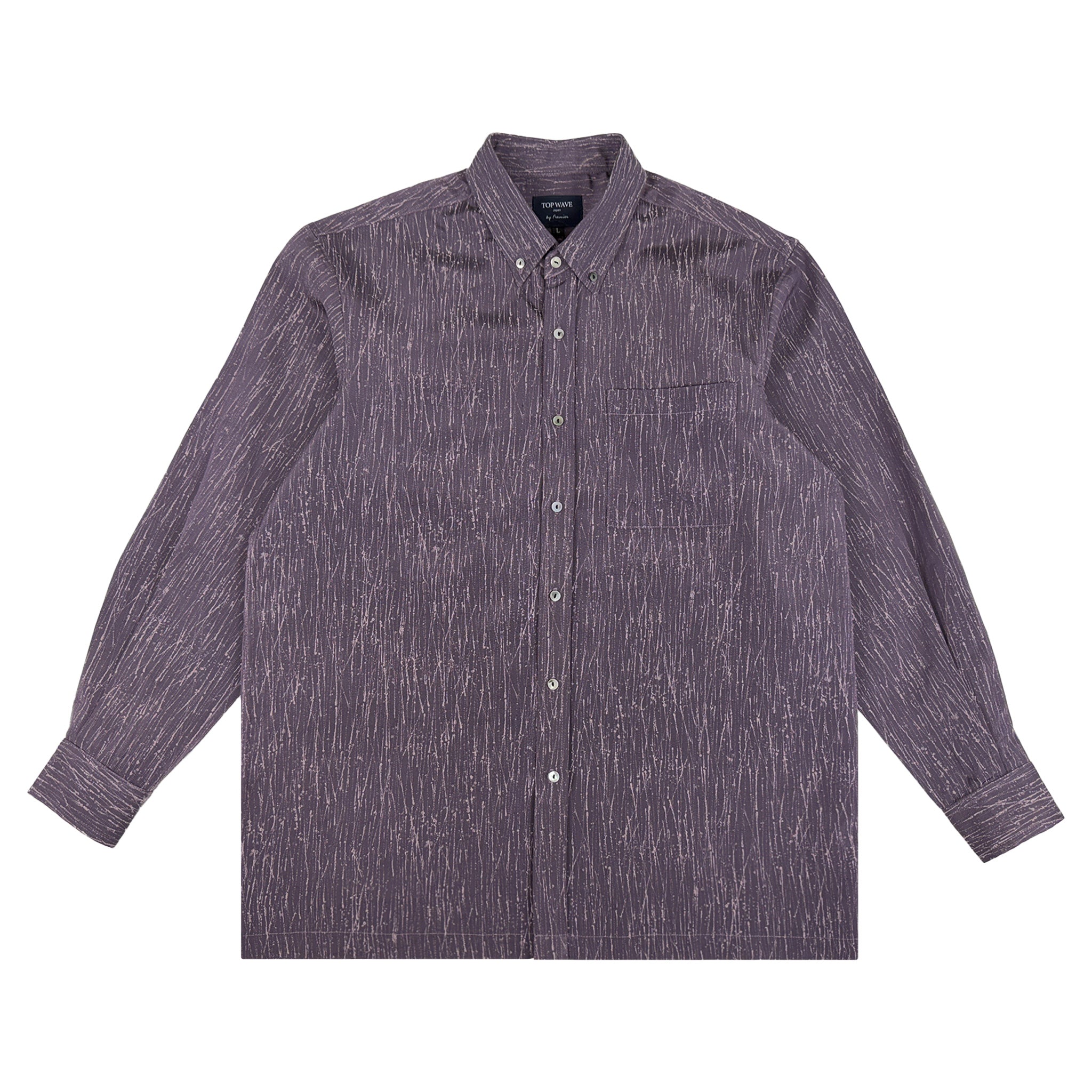 着物長袖シャツ メンズ L LSVN-L04-zoom-1