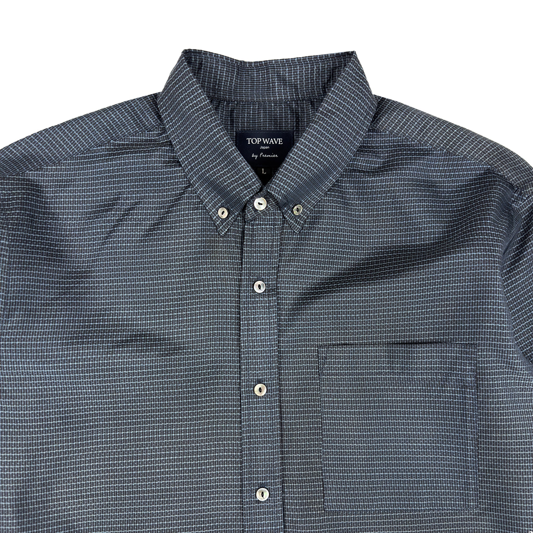 着物長袖シャツ メンズ L LSVN-L05-zoom-3