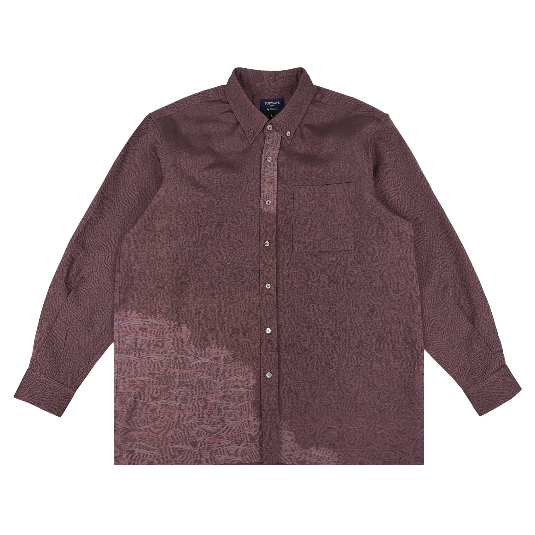 着物長袖シャツ メンズ L LSVN-L07-zoom-1