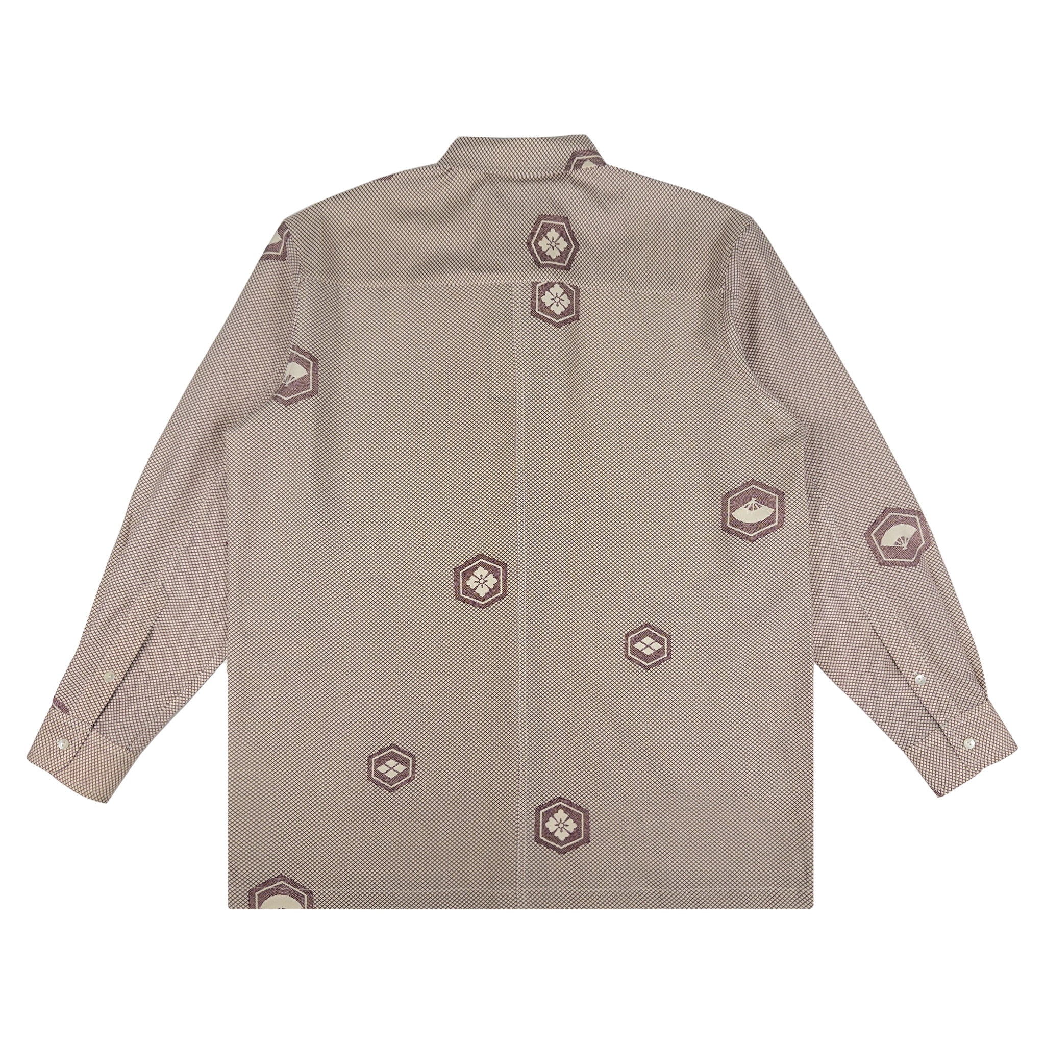 着物長袖シャツ メンズ L LSVN-L09-zoom-2