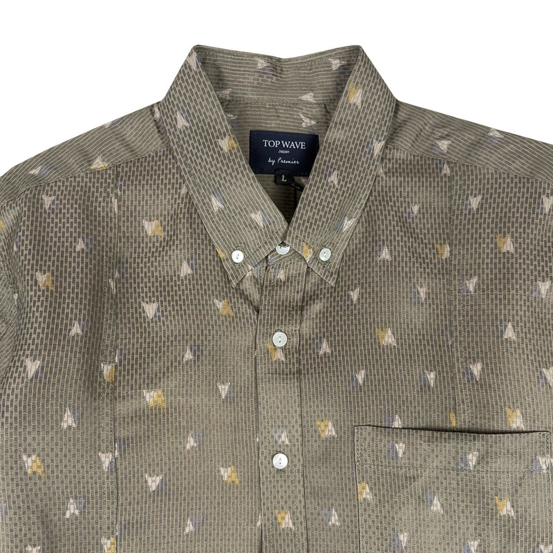 着物長袖シャツ メンズ L LSVN-L101-zoom-
