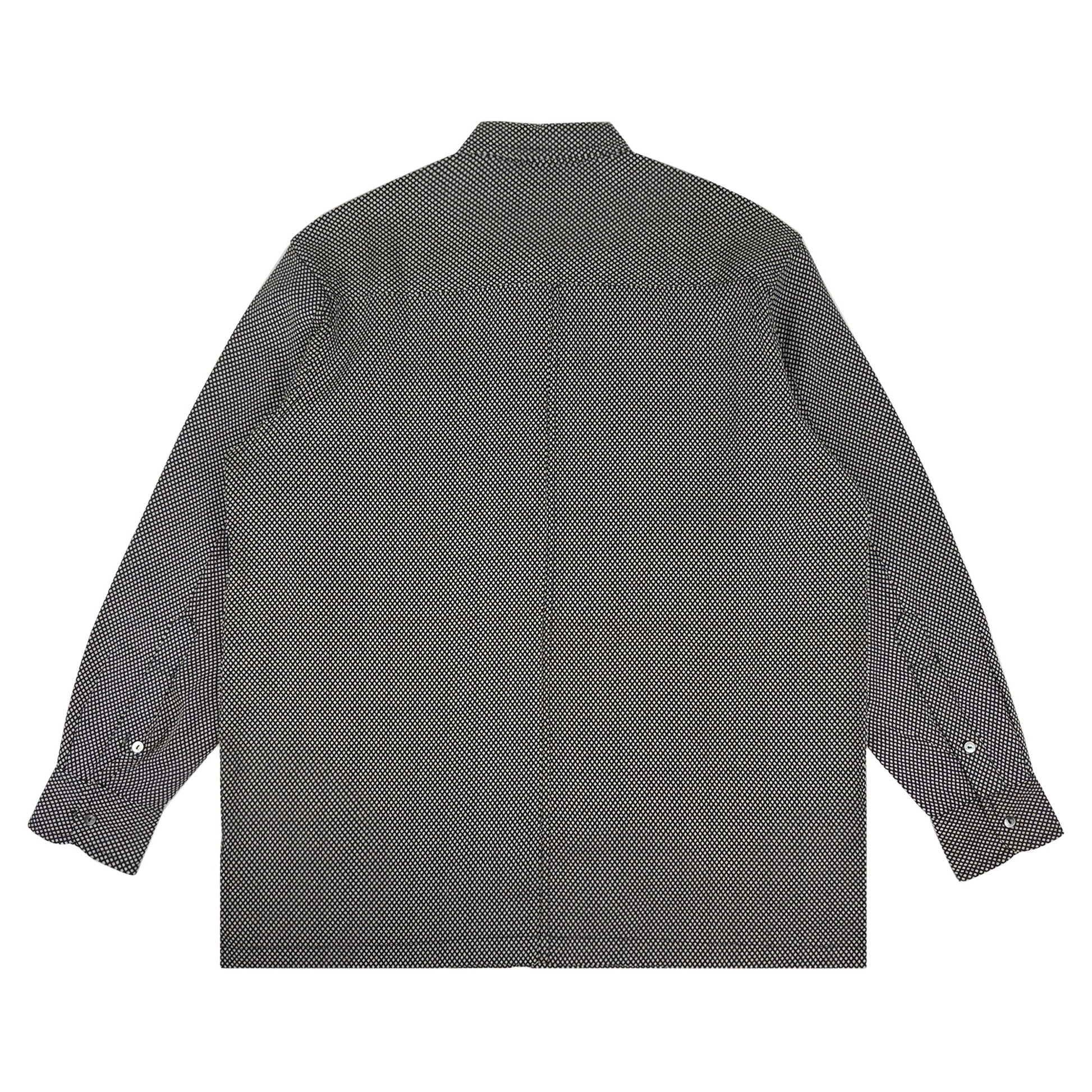 着物長袖シャツ メンズ L LSVN-L102-2