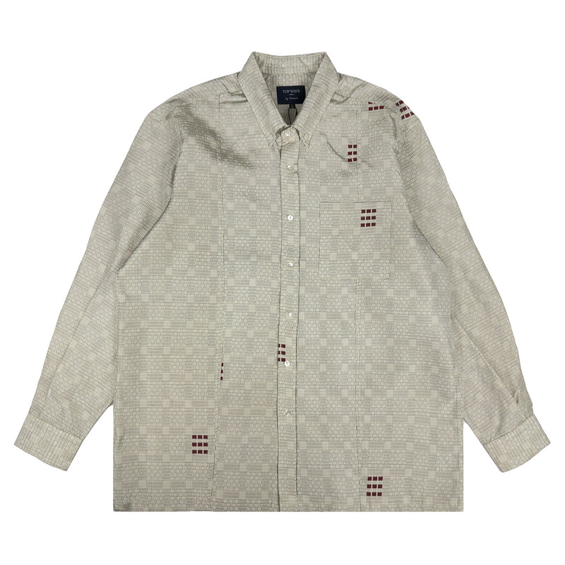 着物長袖シャツ メンズ L LSVN-L103-zoom-