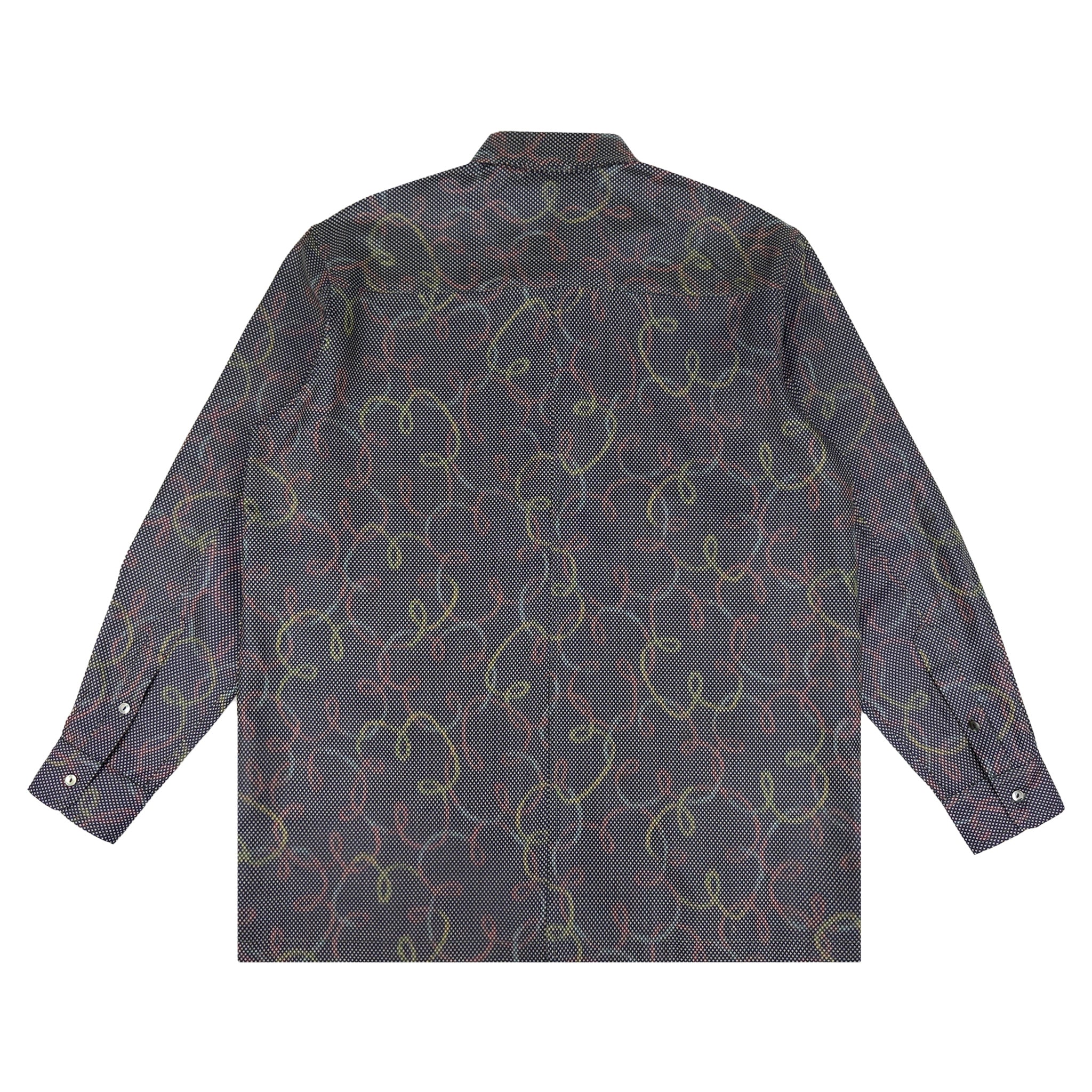 着物長袖シャツ メンズ L LSVN-L12-zoom-2