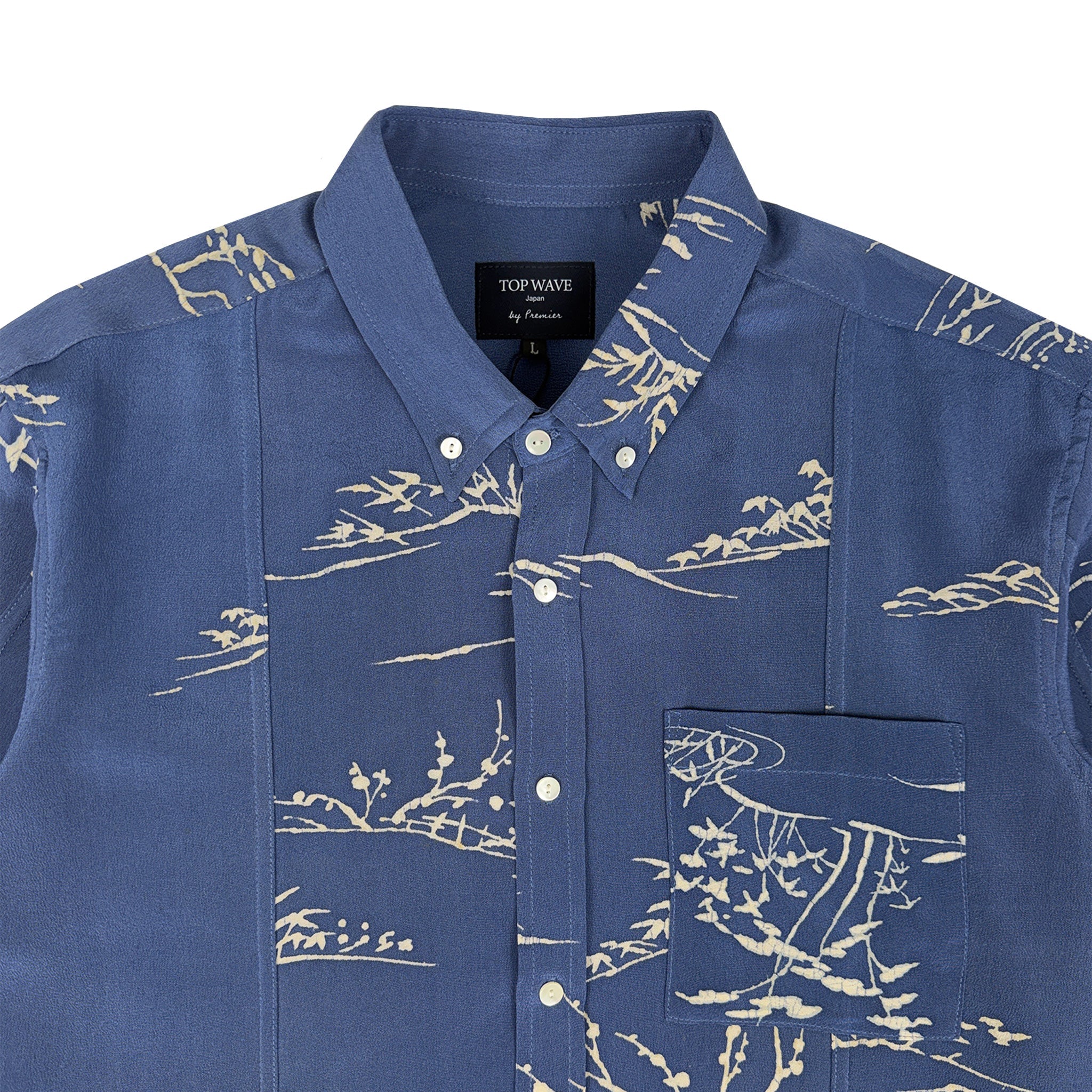 着物長袖シャツ メンズ L LSVN-L13-zoom-3