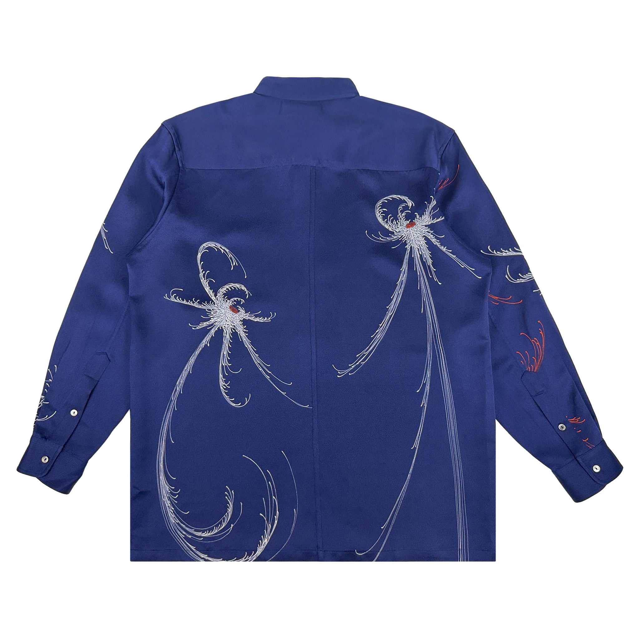 着物長袖シャツ メンズ L LSVN-L15-zoom-2