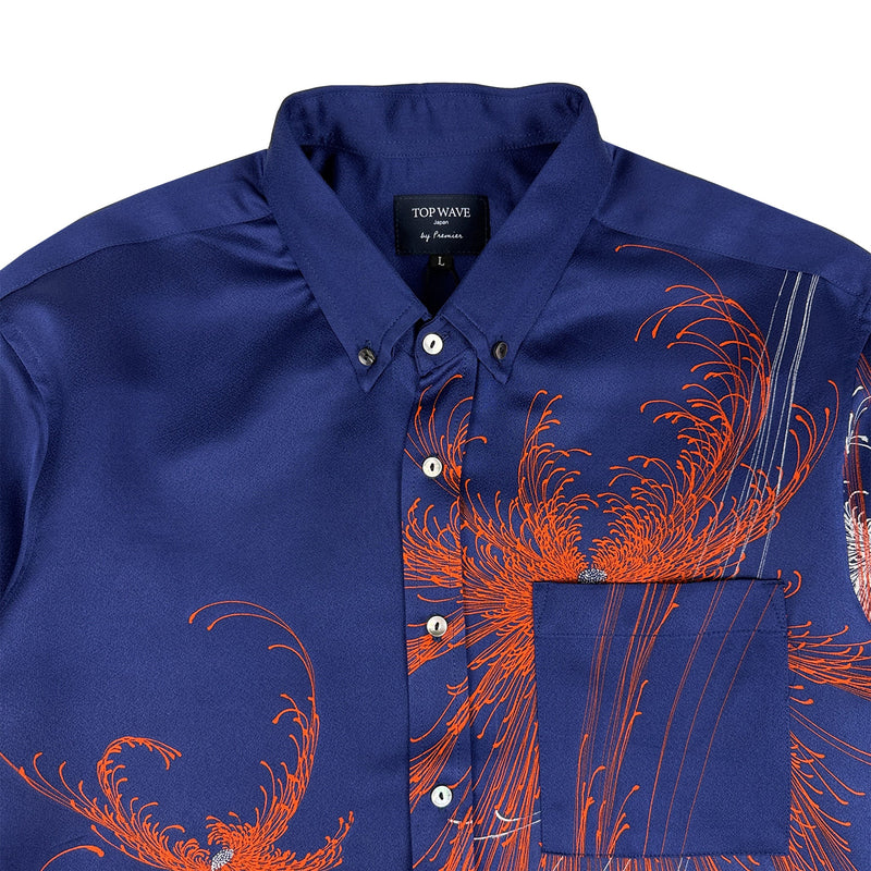 着物長袖シャツ メンズ L LSVN-L15-zoom-