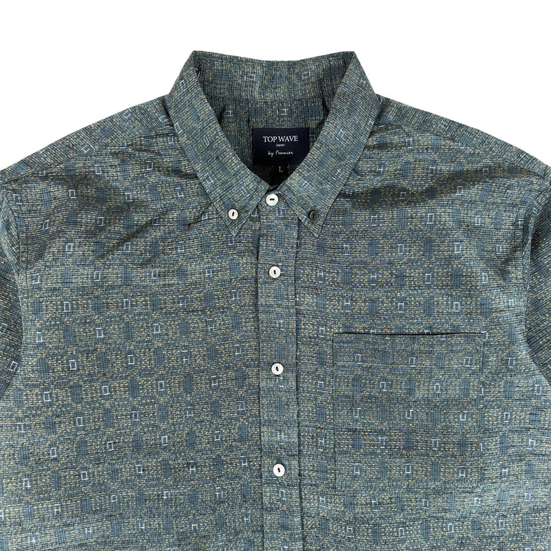 着物長袖シャツ メンズ L LSVN-L16-zoom-