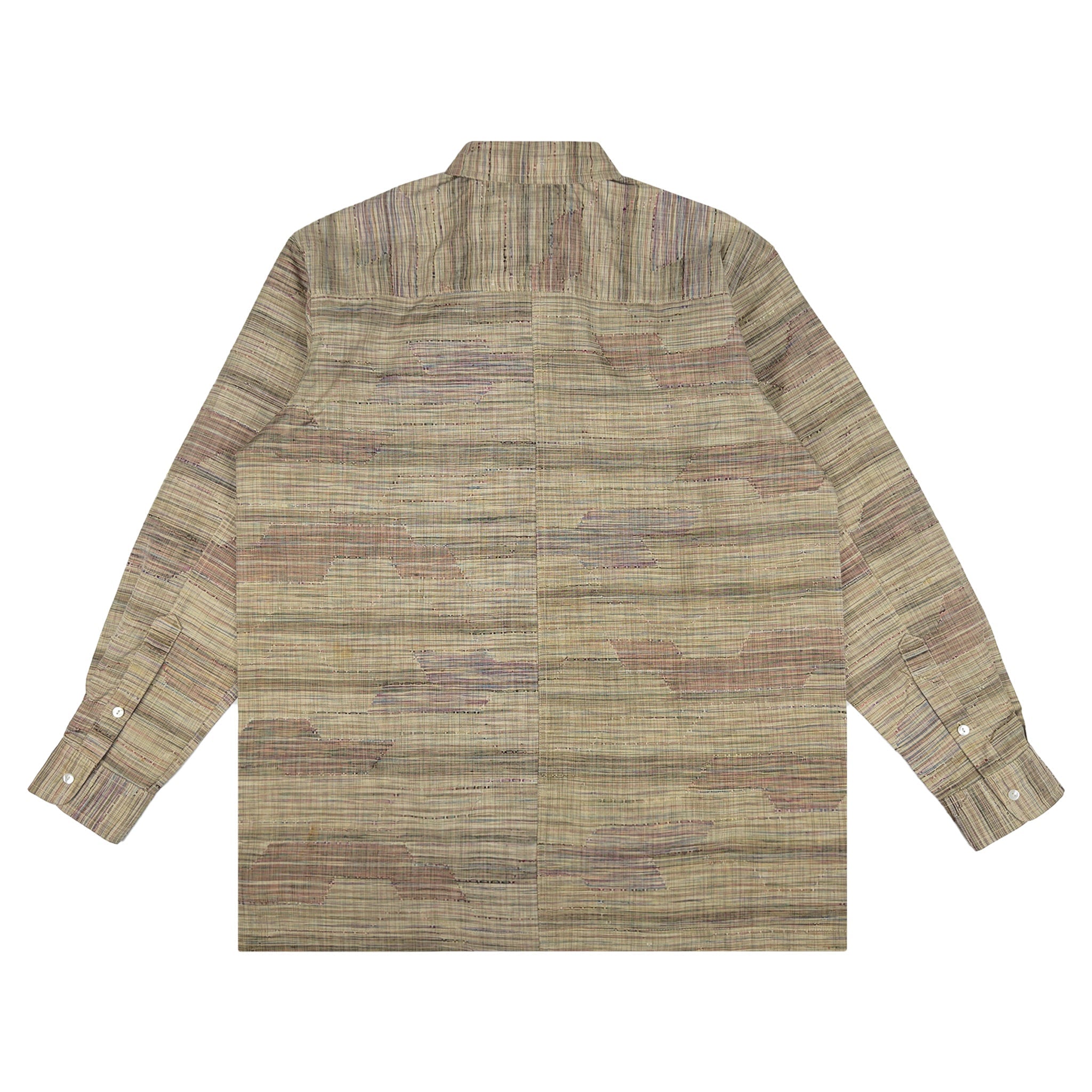 着物長袖シャツ メンズ L LSVN-L17-zoom-2