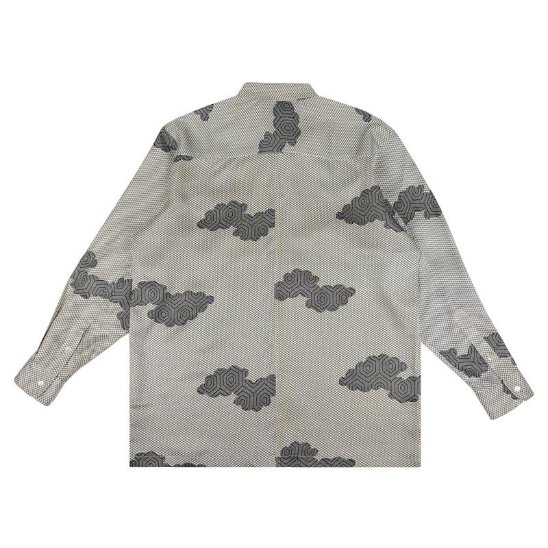 着物長袖シャツ メンズ L LSVN-L18-zoom-