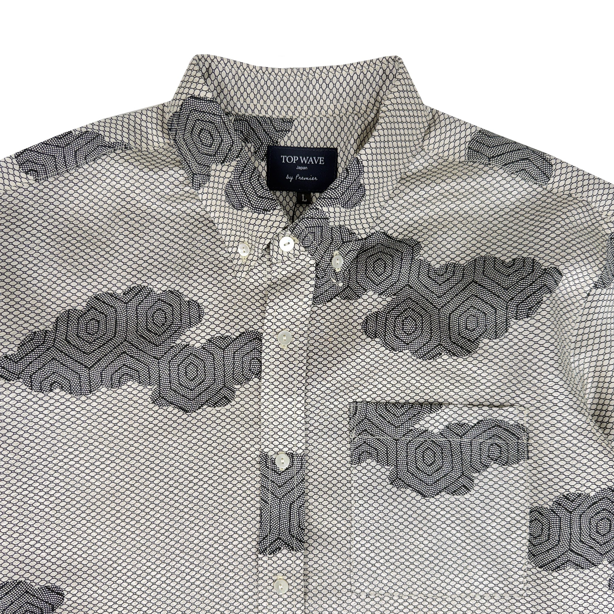 着物長袖シャツ メンズ L LSVN-L18-zoom-3