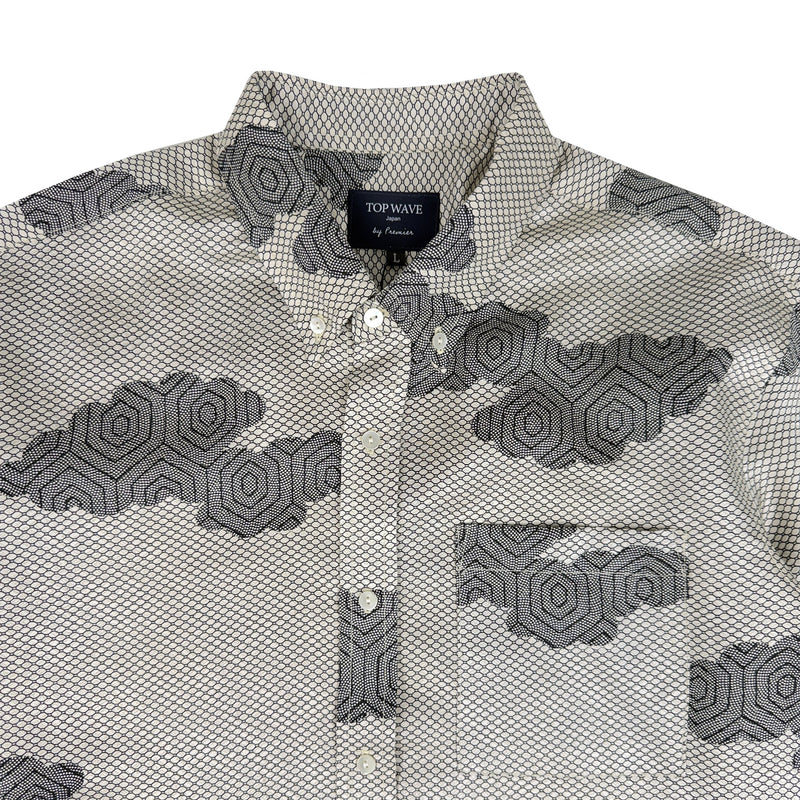 着物長袖シャツ メンズ L LSVN-L18-zoom-