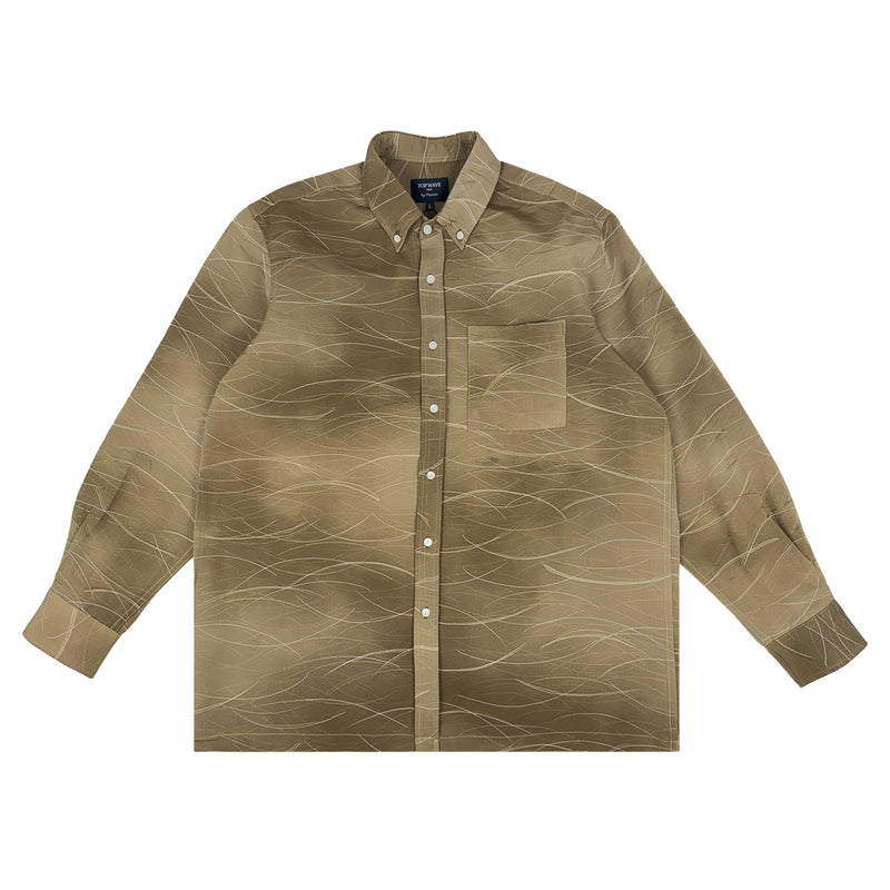 着物長袖シャツ メンズ L LSVN-L22-zoom-