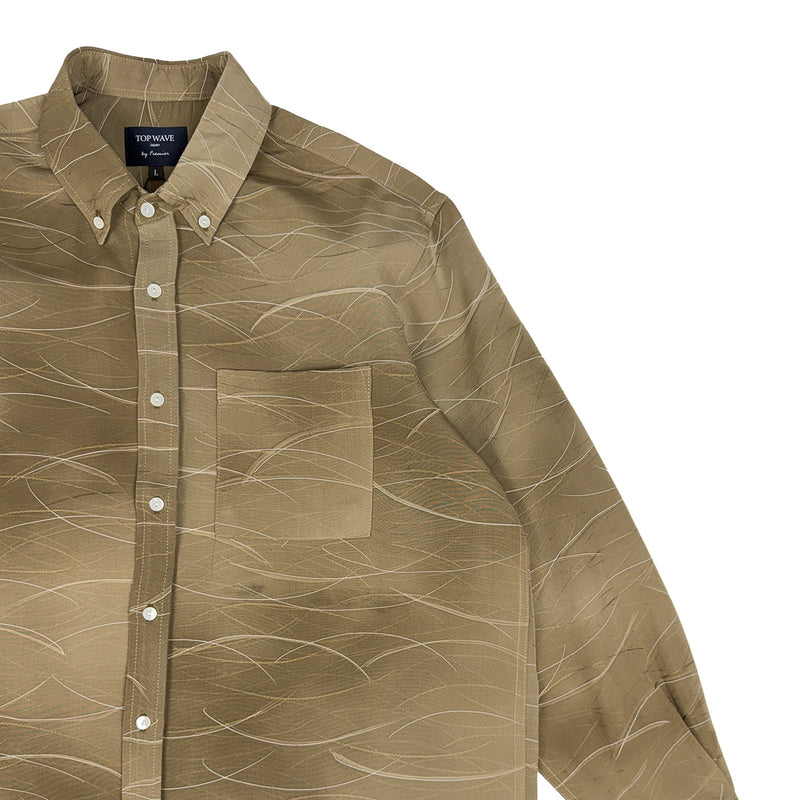 着物長袖シャツ メンズ L LSVN-L22-zoom-