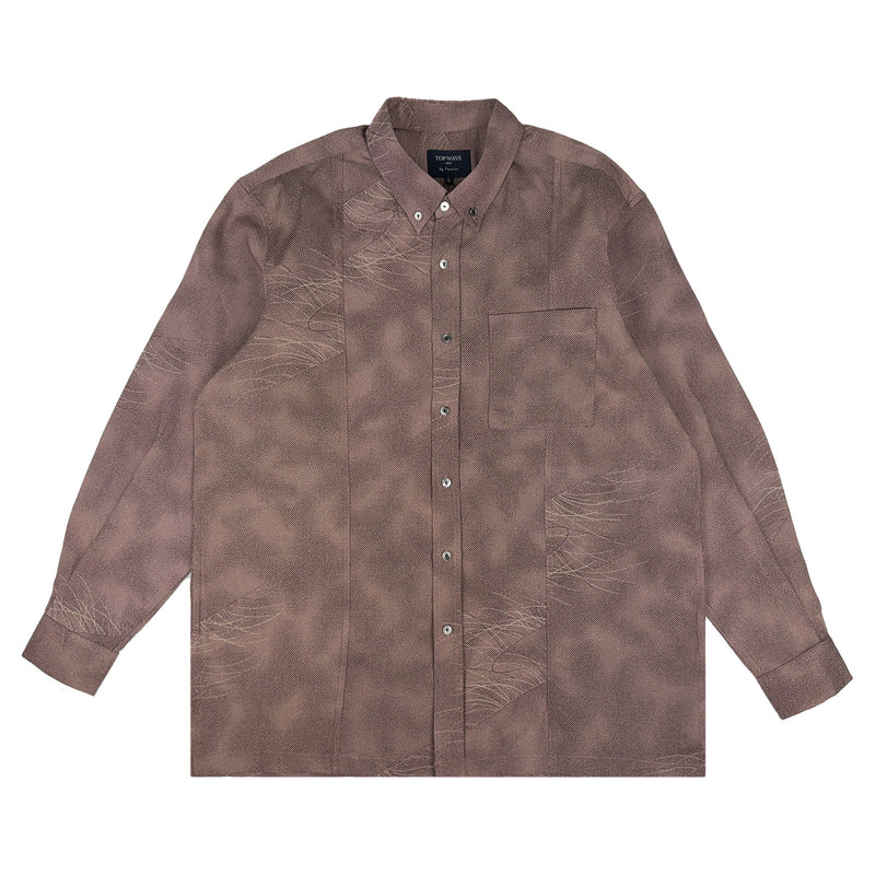 着物長袖シャツ メンズ L LSVN-L23-zoom-