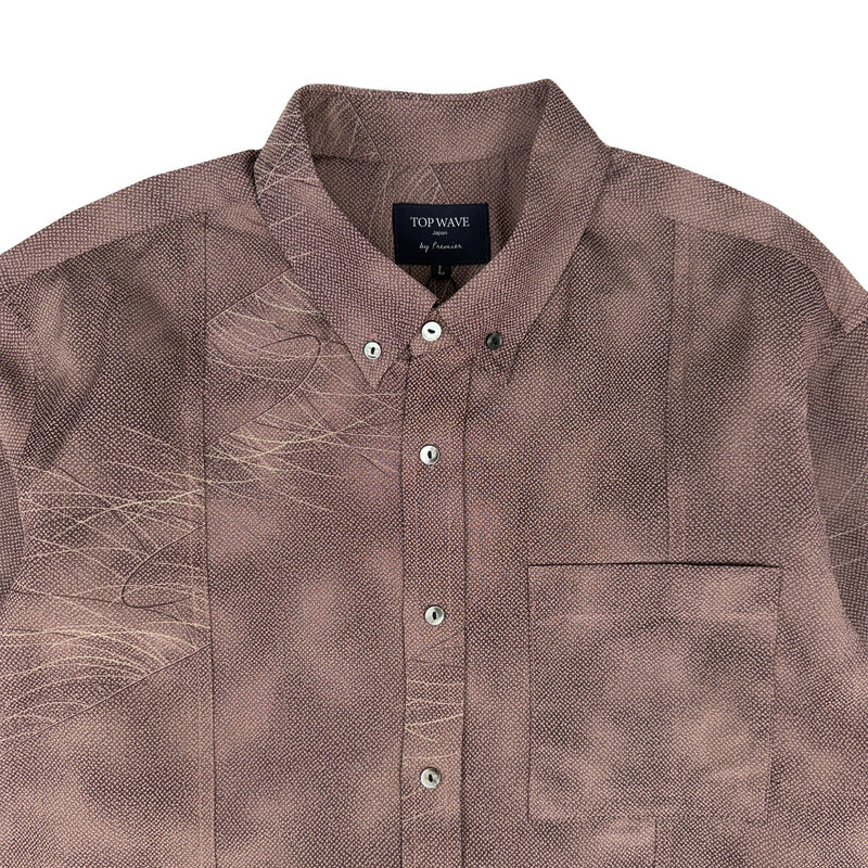 着物長袖シャツ メンズ L LSVN-L23-zoom-