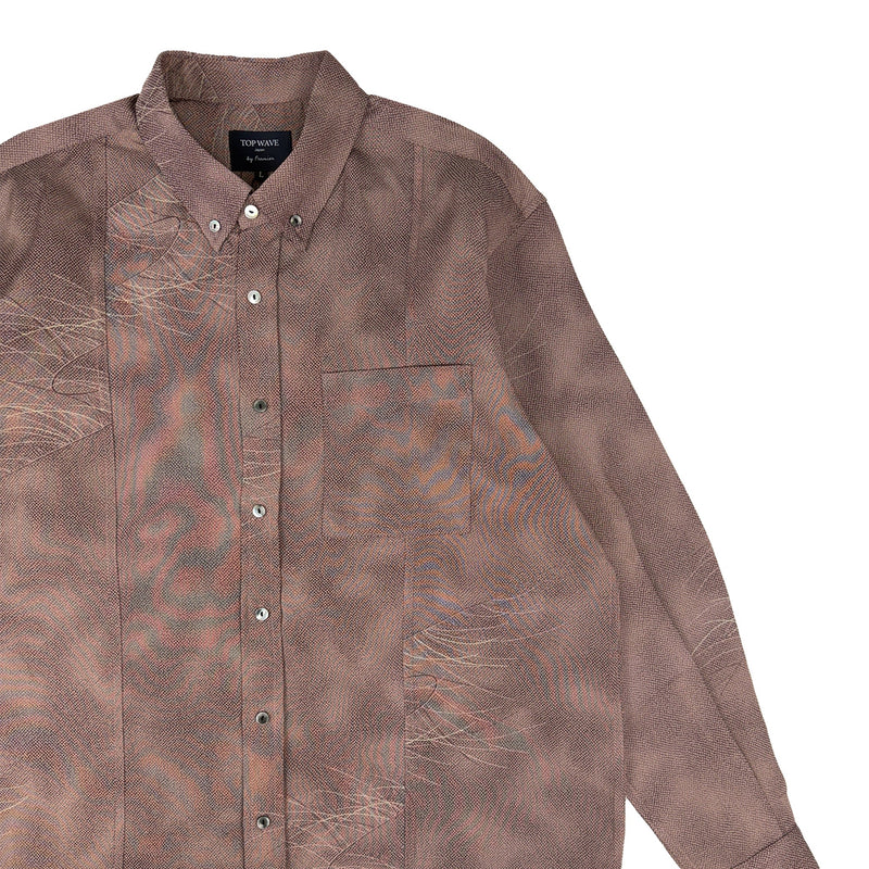 着物長袖シャツ メンズ L LSVN-L23-zoom-