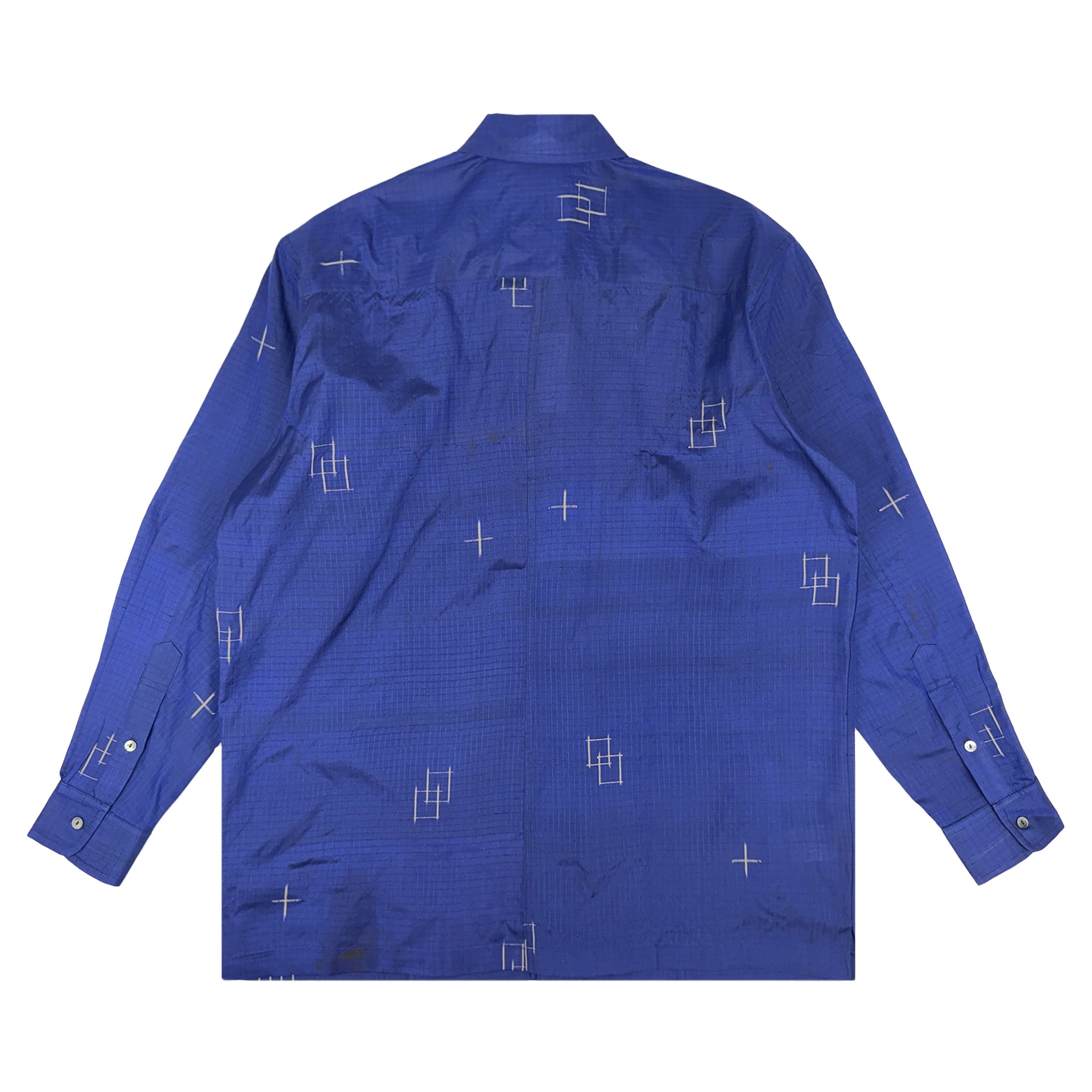 着物長袖シャツ メンズ L LSVN-L24-zoom-2