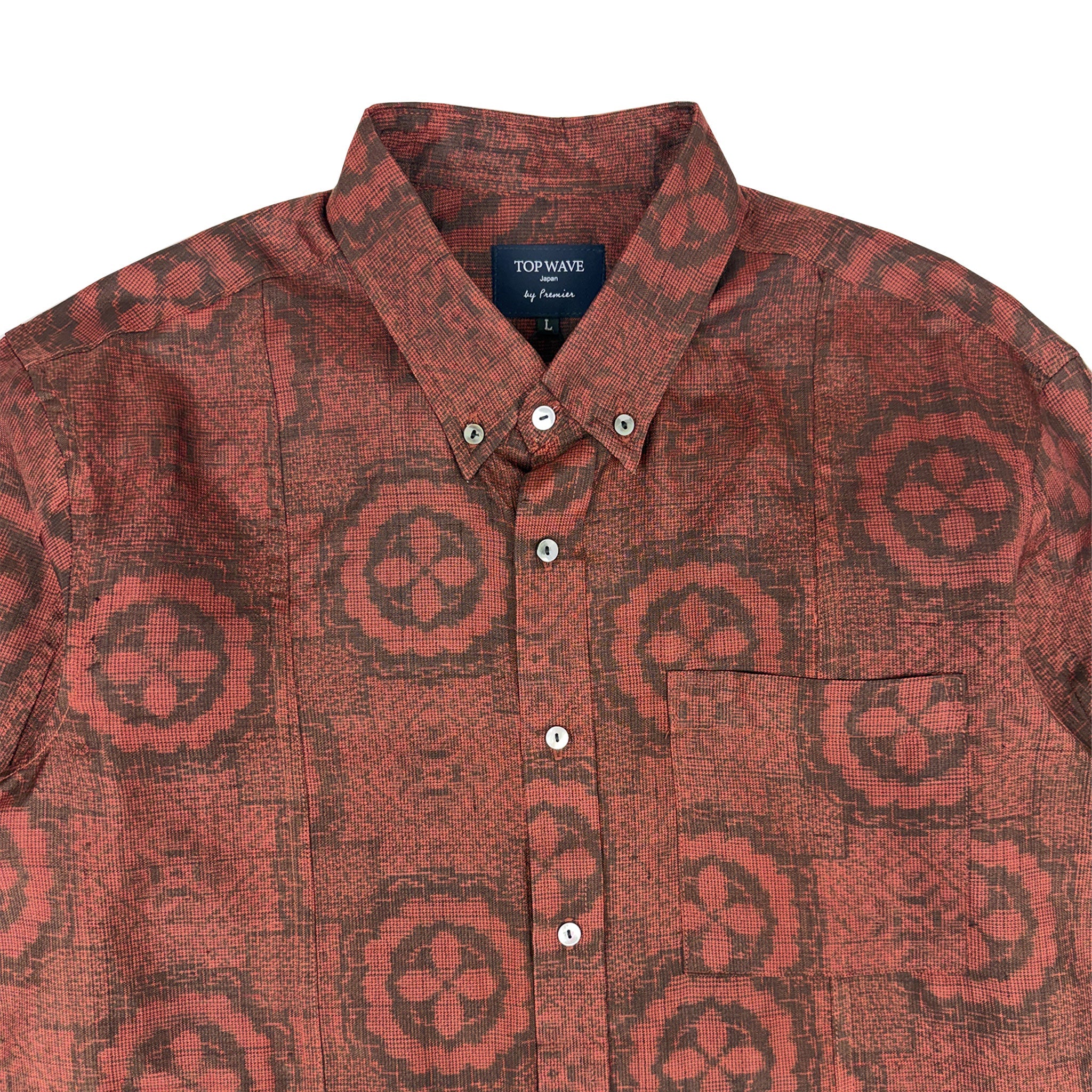 着物長袖シャツ メンズ L LSVN-L25-zoom-3