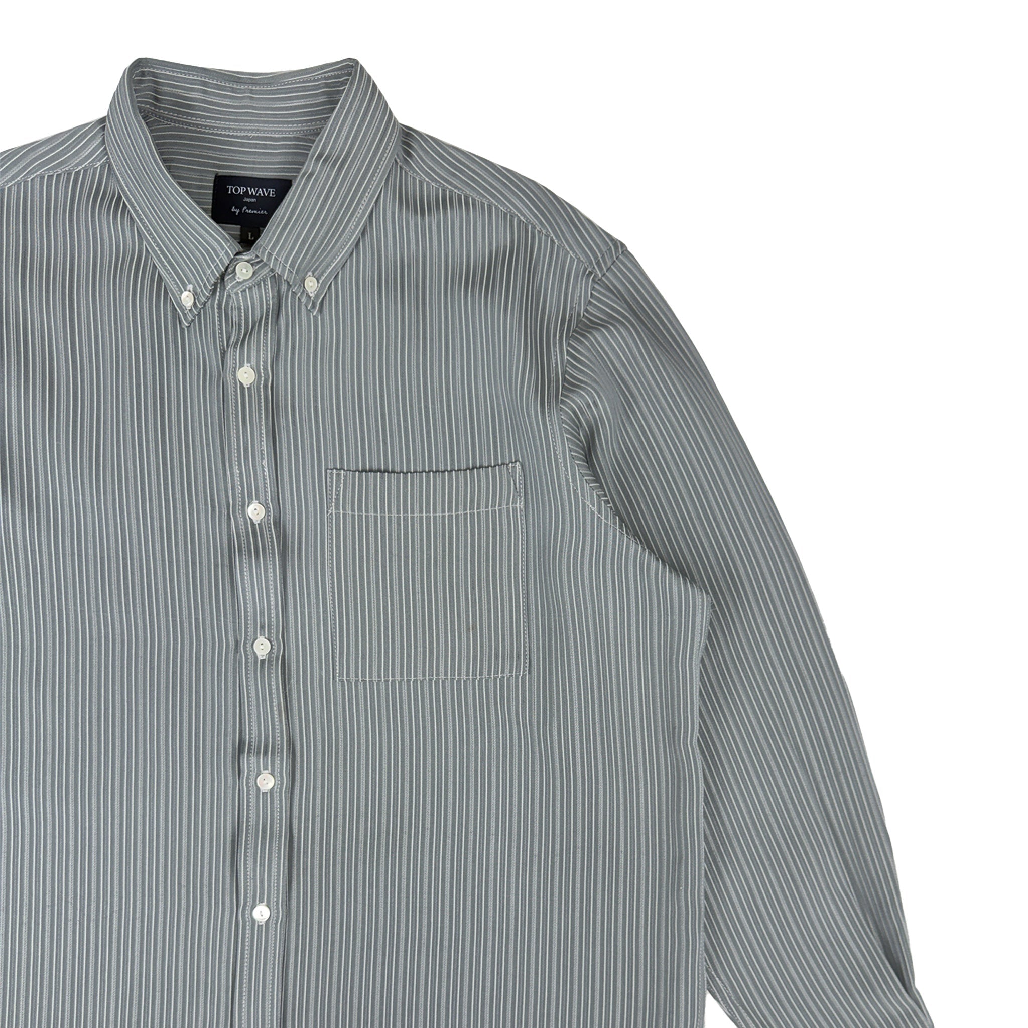 着物長袖シャツ メンズ L LSVN-L26-zoom-4