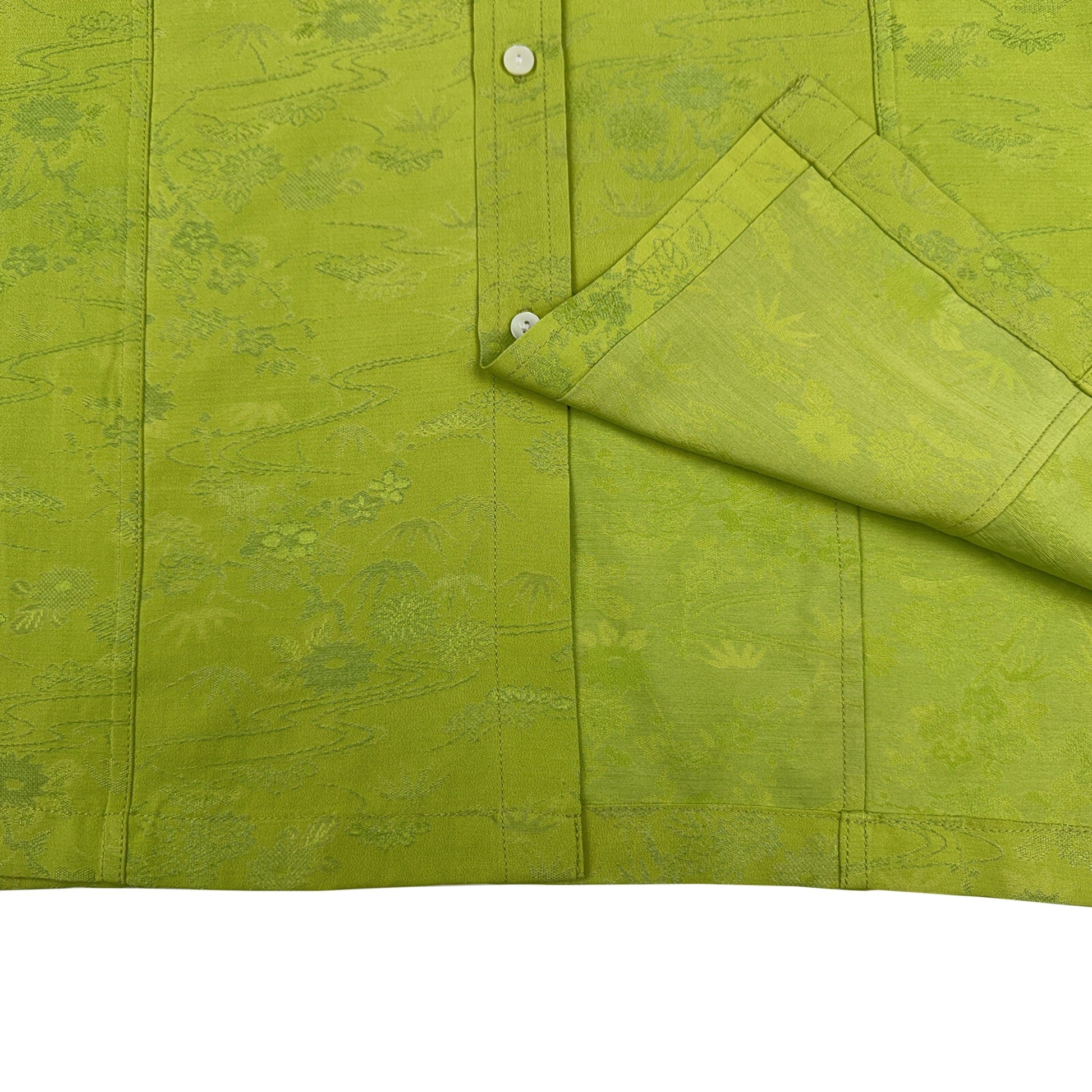 着物長袖シャツ メンズ L LSVN-L27-5