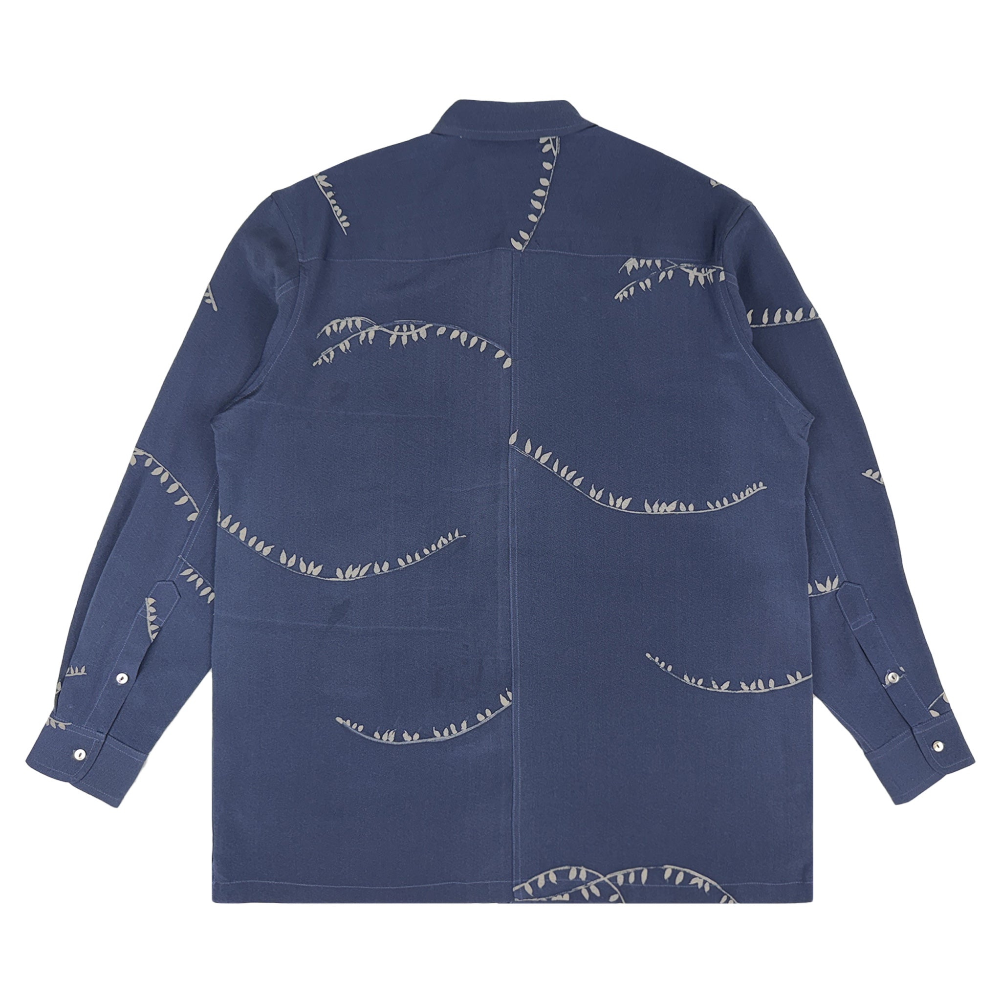 着物長袖シャツ メンズ L LSVN-L28-zoom-2