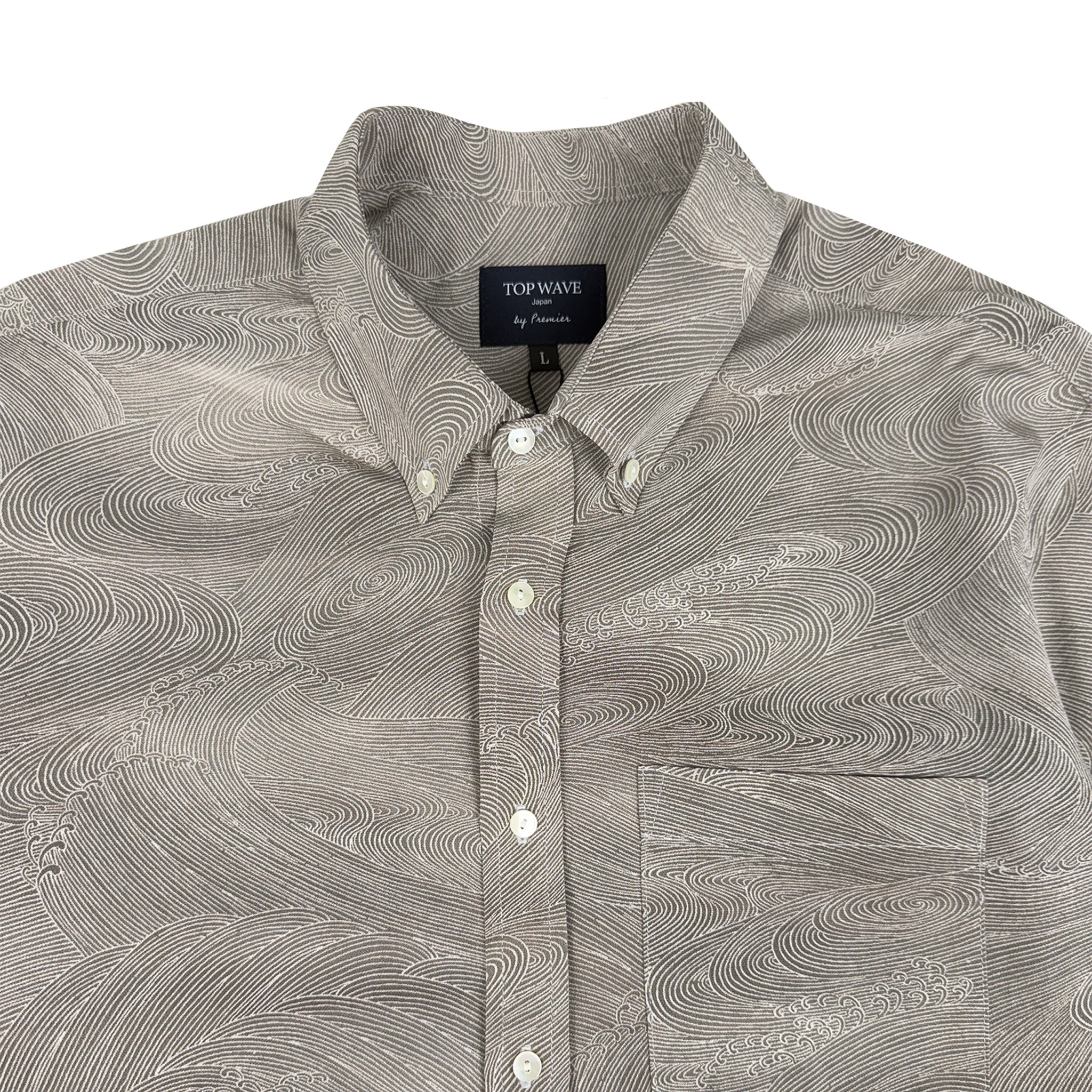 着物長袖シャツ メンズ L LSVN-L29-zoom-3