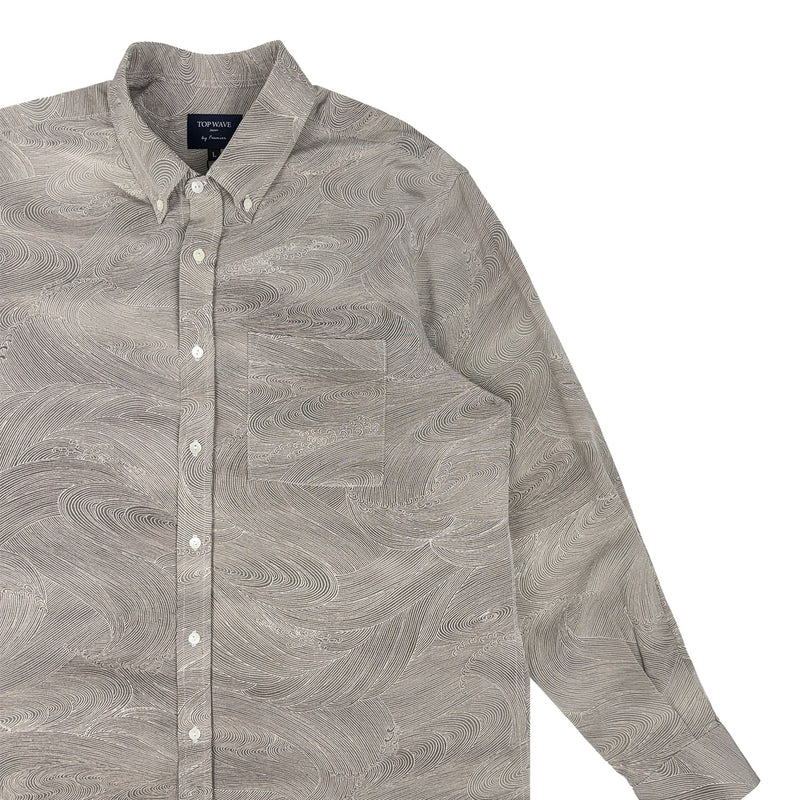 着物長袖シャツ メンズ L LSVN-L29-zoom-