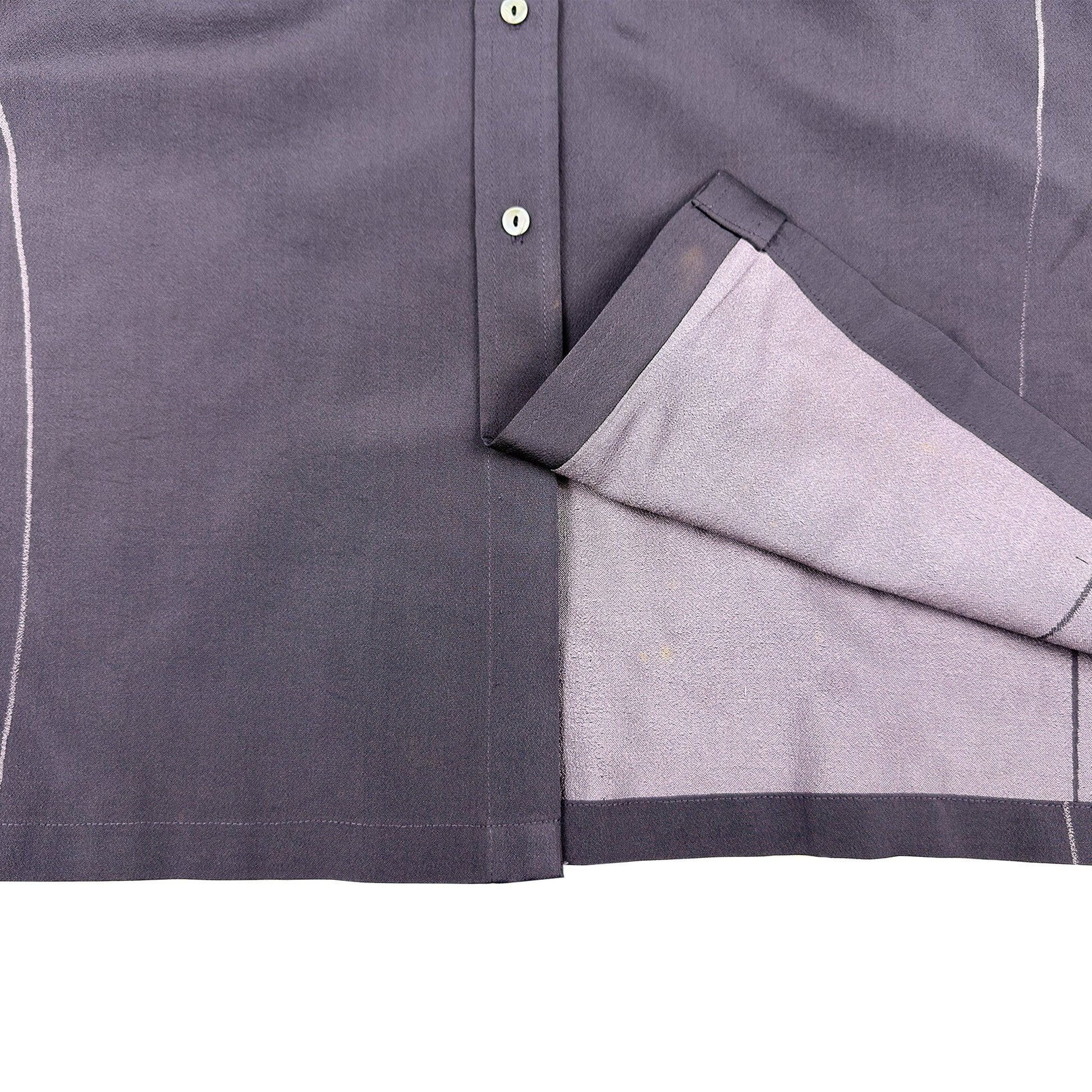 着物長袖シャツ メンズ L LSVN-L33-5