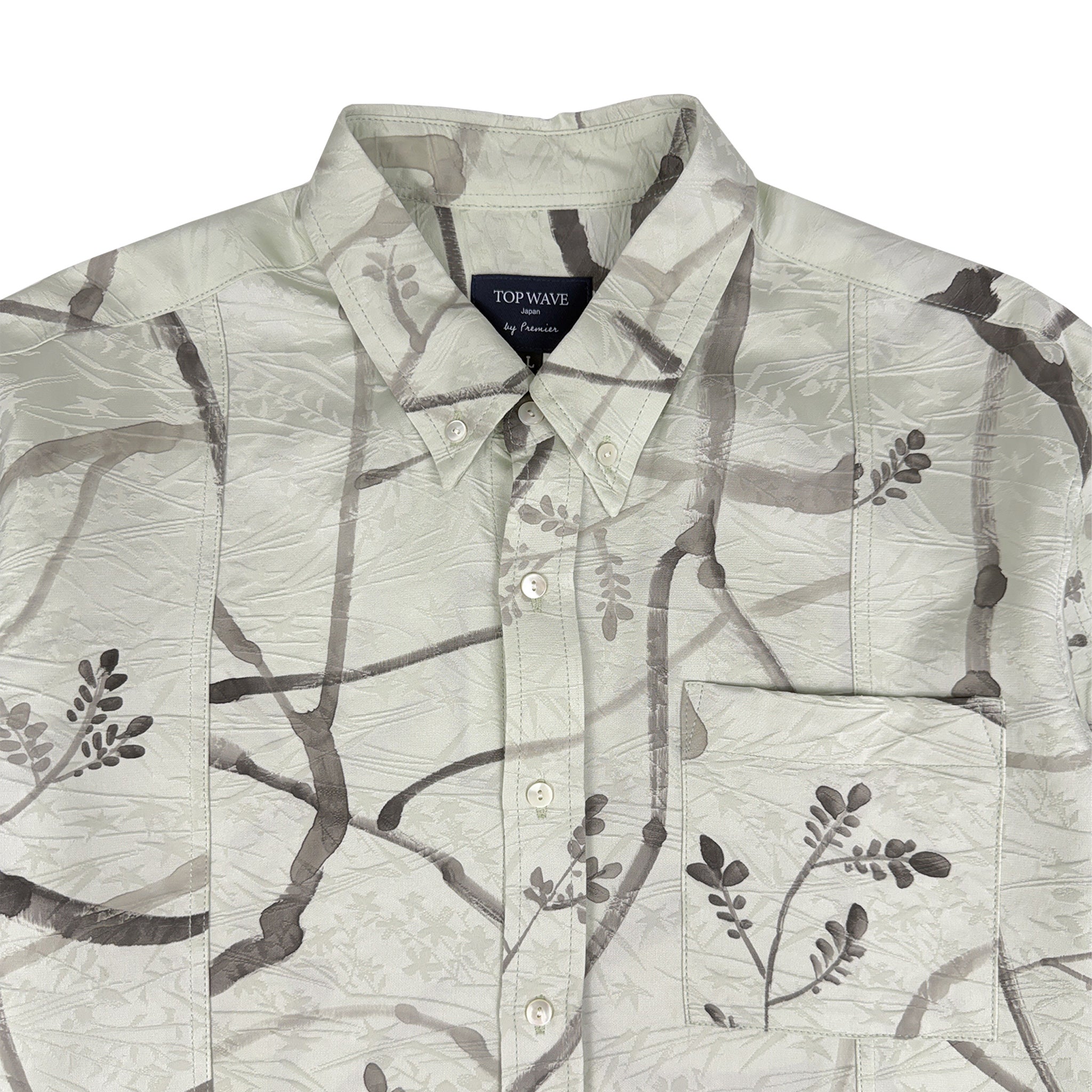 着物長袖シャツ メンズ L LSVN-L35-zoom-3