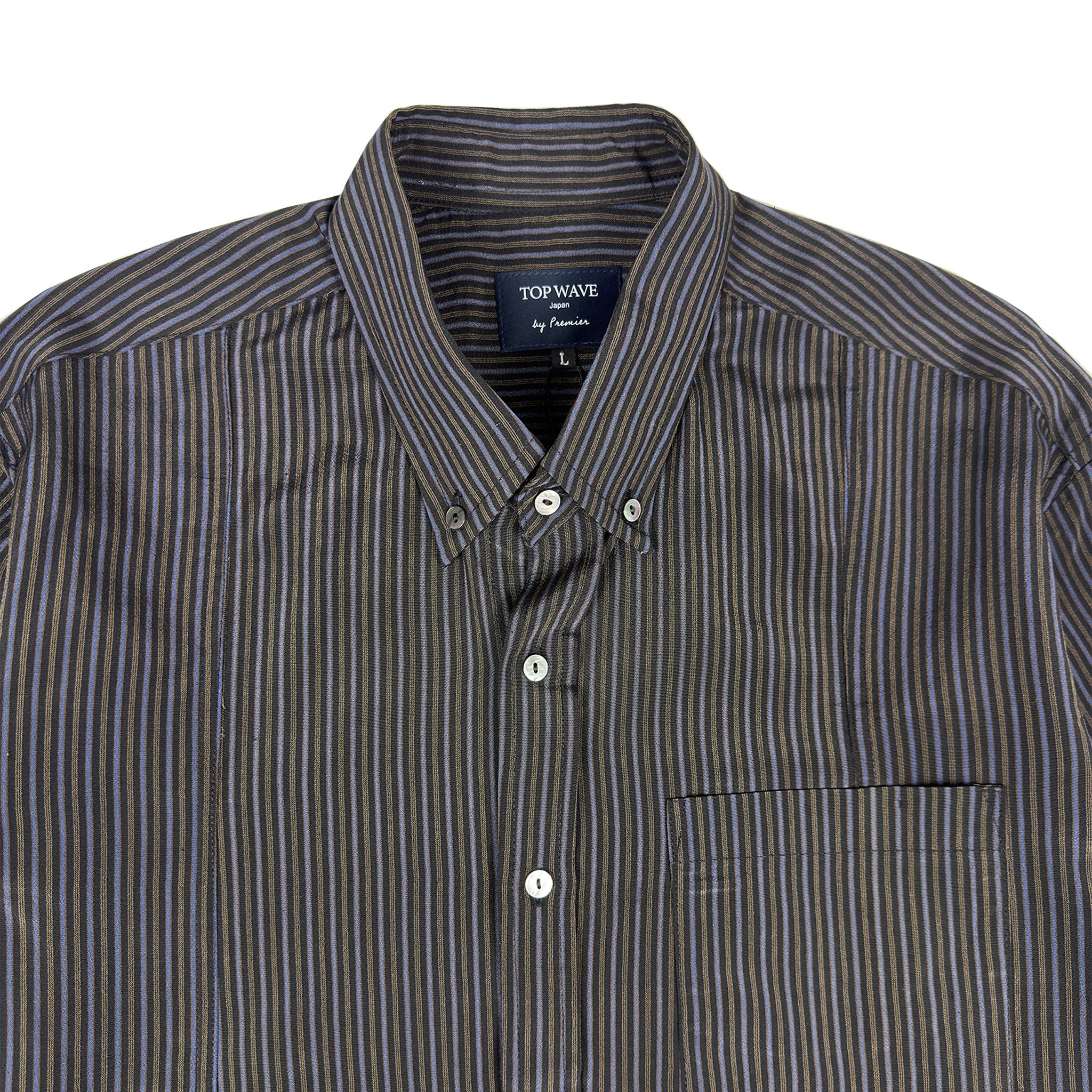 着物長袖シャツ メンズ L LSVN-L40-zoom-3