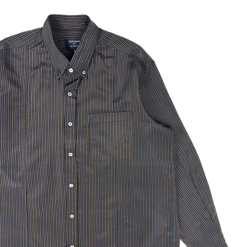 着物長袖シャツ メンズ L LSVN-L40-zoom-