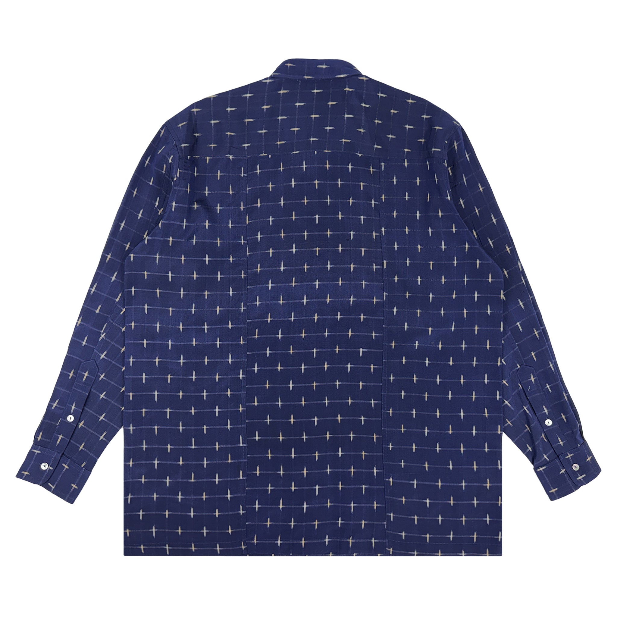 着物長袖シャツ メンズ L LSVN-L41-zoom-2