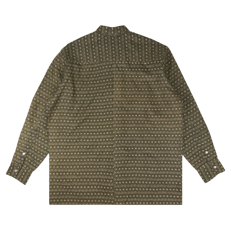 着物長袖シャツ メンズ L LSVN-L43-zoom-