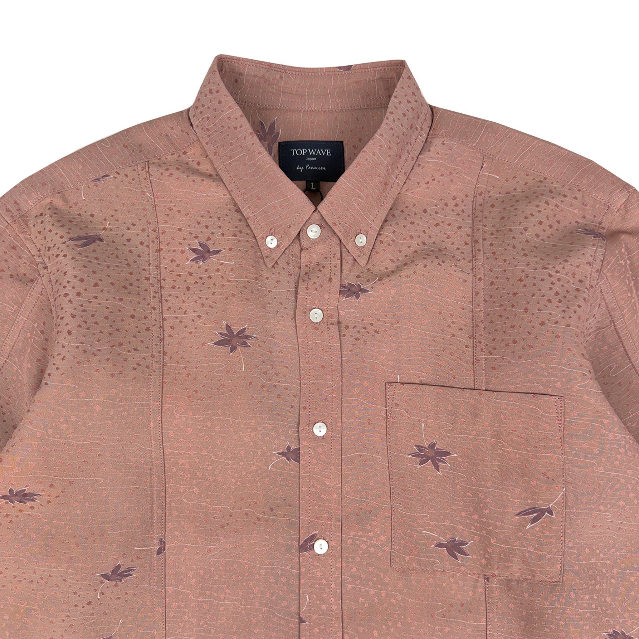 着物長袖シャツ メンズ L LSVN-L44-zoom-3