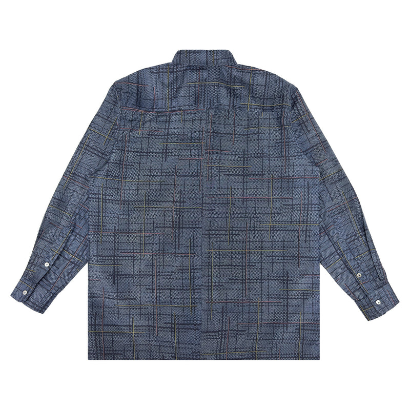 着物長袖シャツ メンズ L LSVN-L46-zoom-