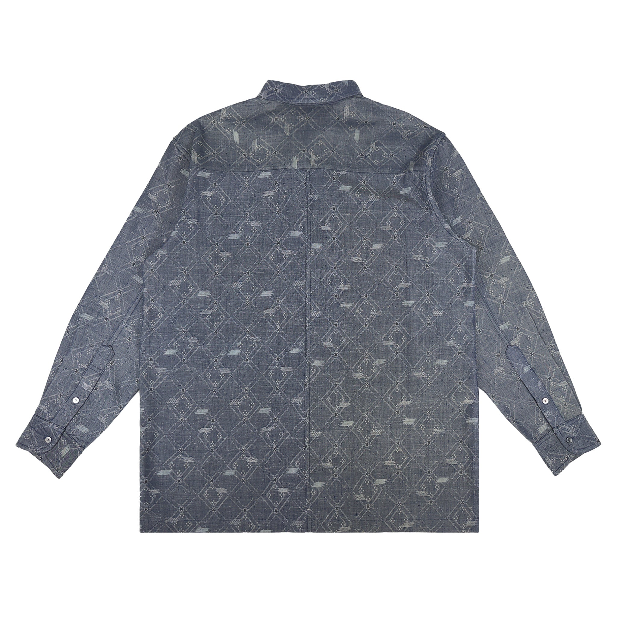 着物長袖シャツ メンズ L LSVN-L48-zoom-2