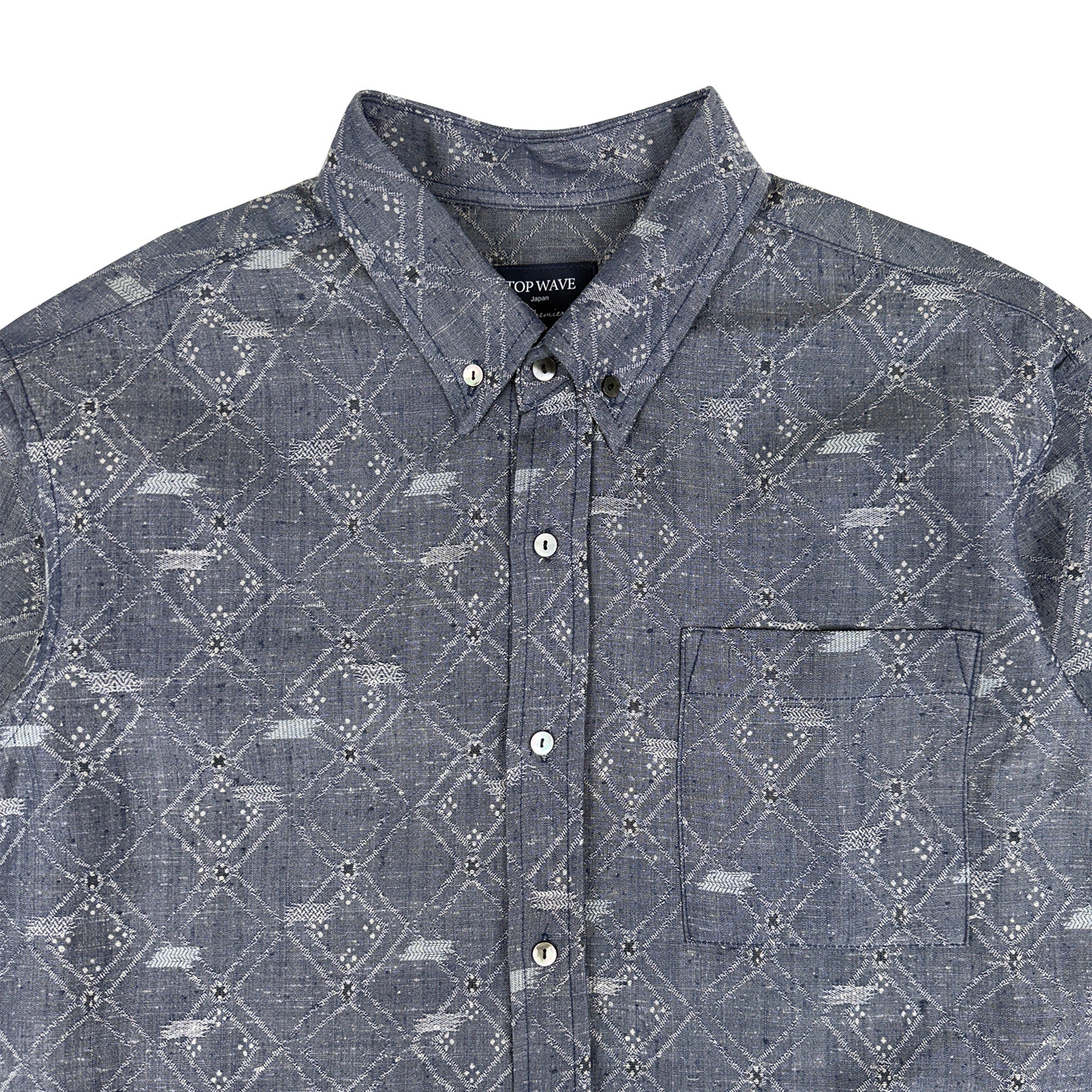 着物長袖シャツ メンズ L LSVN-L48-zoom-3